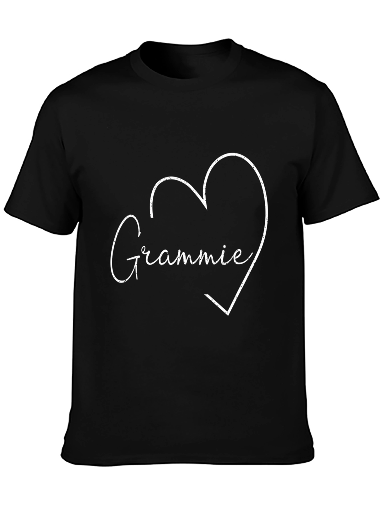 Grammie Heart Graphic Tee - Black T-Shirt
