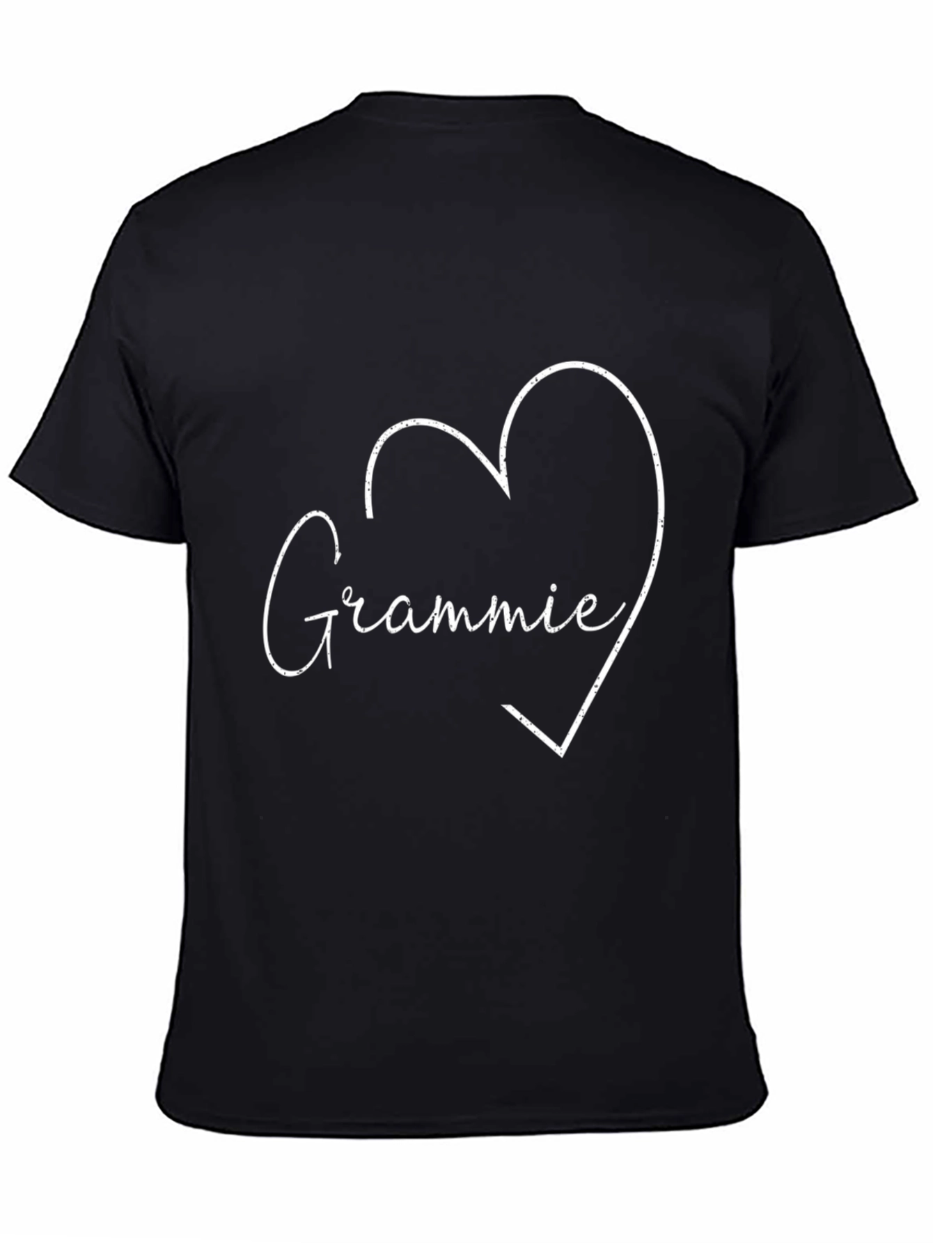 Grammie Heart Graphic Tee - Black T-Shirt