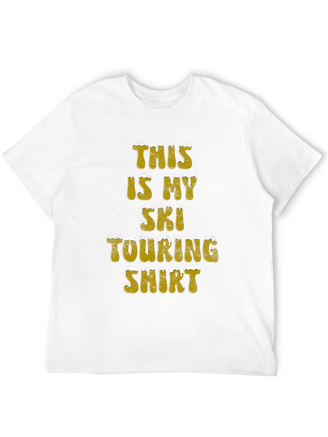 Ski Touring Shirt - Black Cotton Tee
