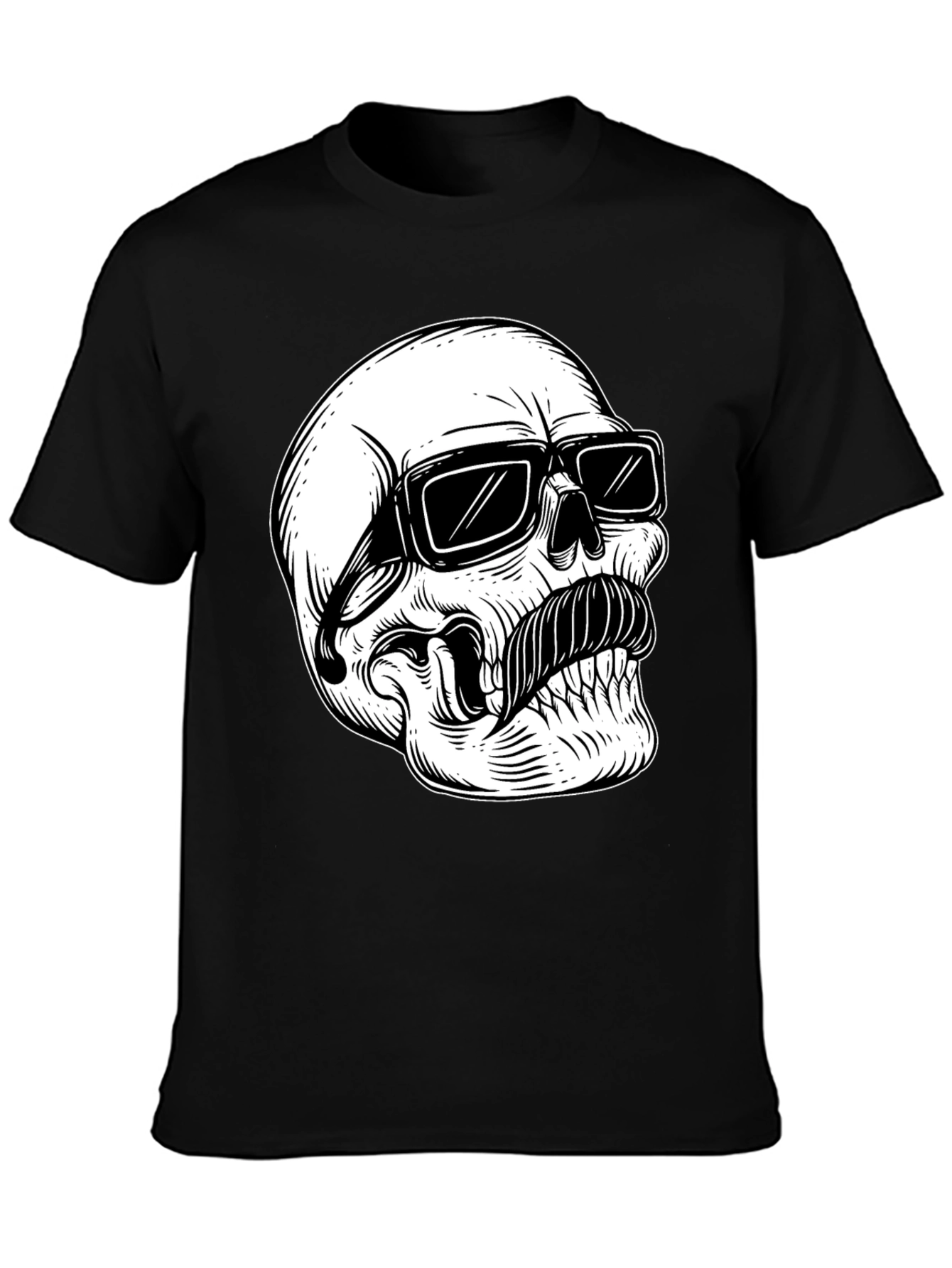 Cool Skull Graphic T-Shirt - Mens Fashion