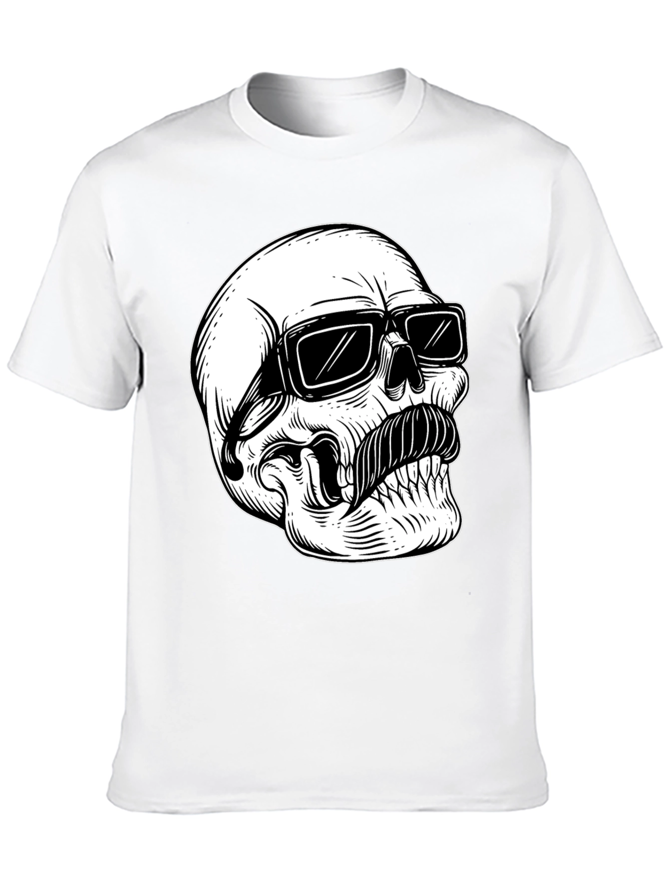 Cool Skull Graphic T-Shirt - Mens Fashion