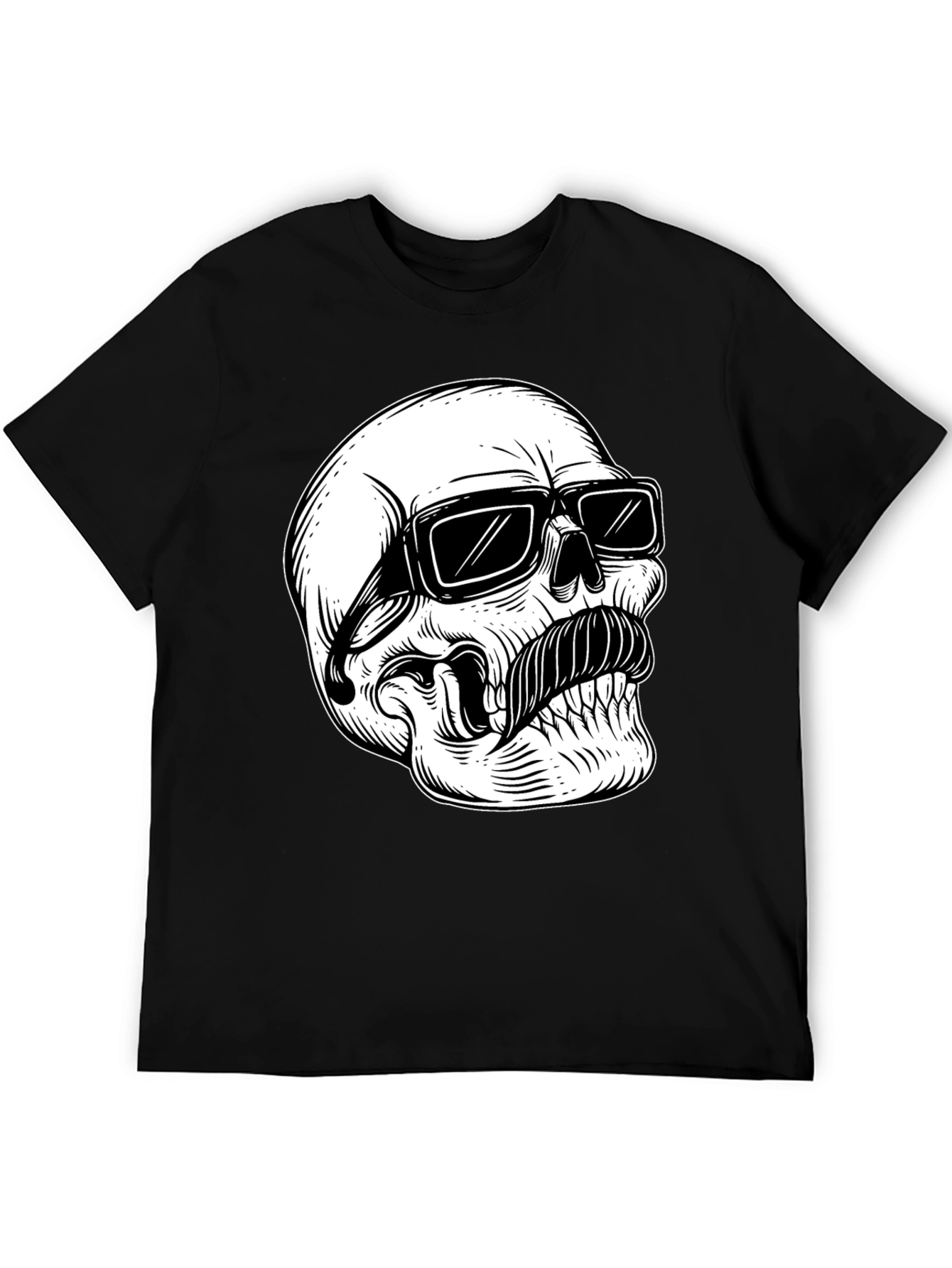 Cool Skull Graphic T-Shirt - Mens Fashion