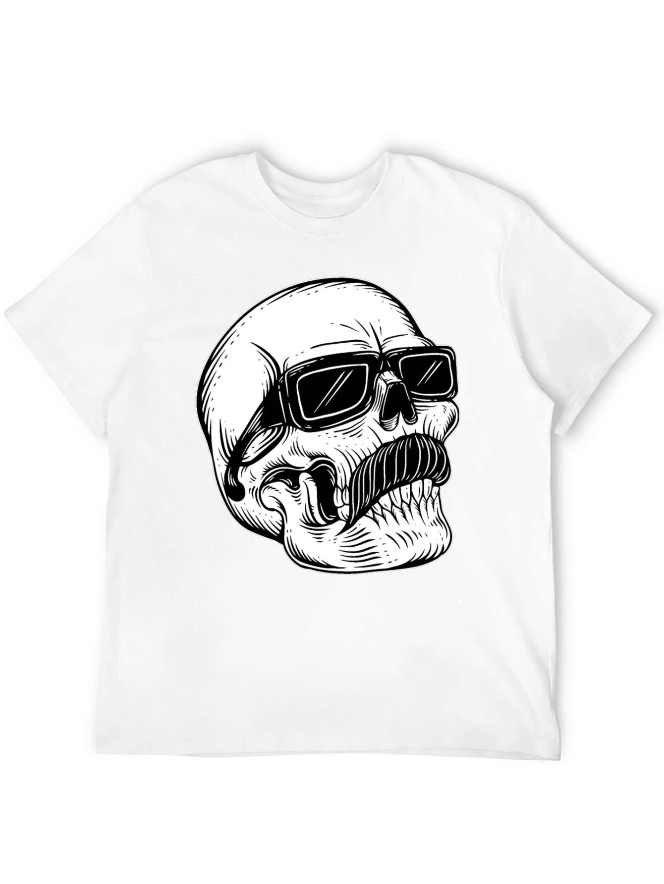 Cool Skull Graphic T-Shirt - Mens Fashion