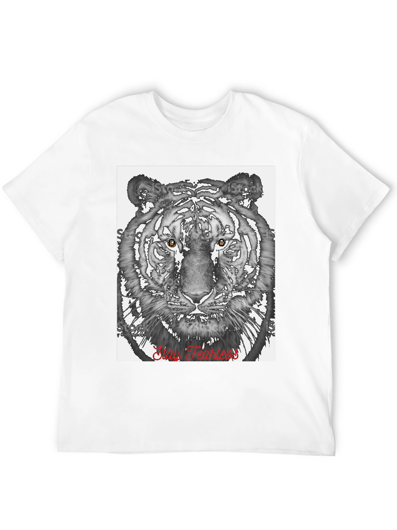 Stay Fearless Tiger Graphic Tee
