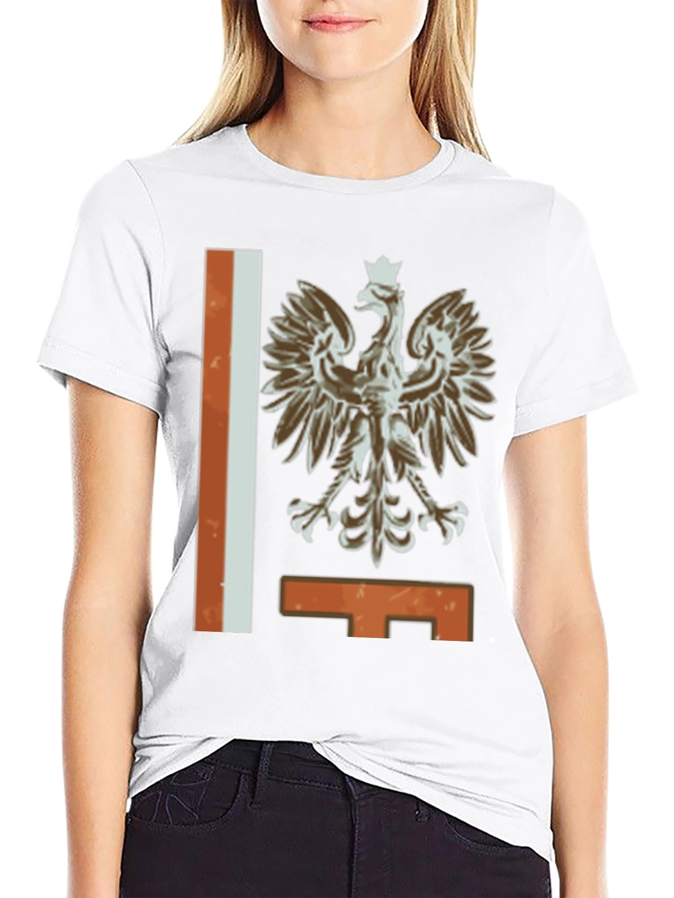 Polish Eagle Crest Graphic T-Shirt