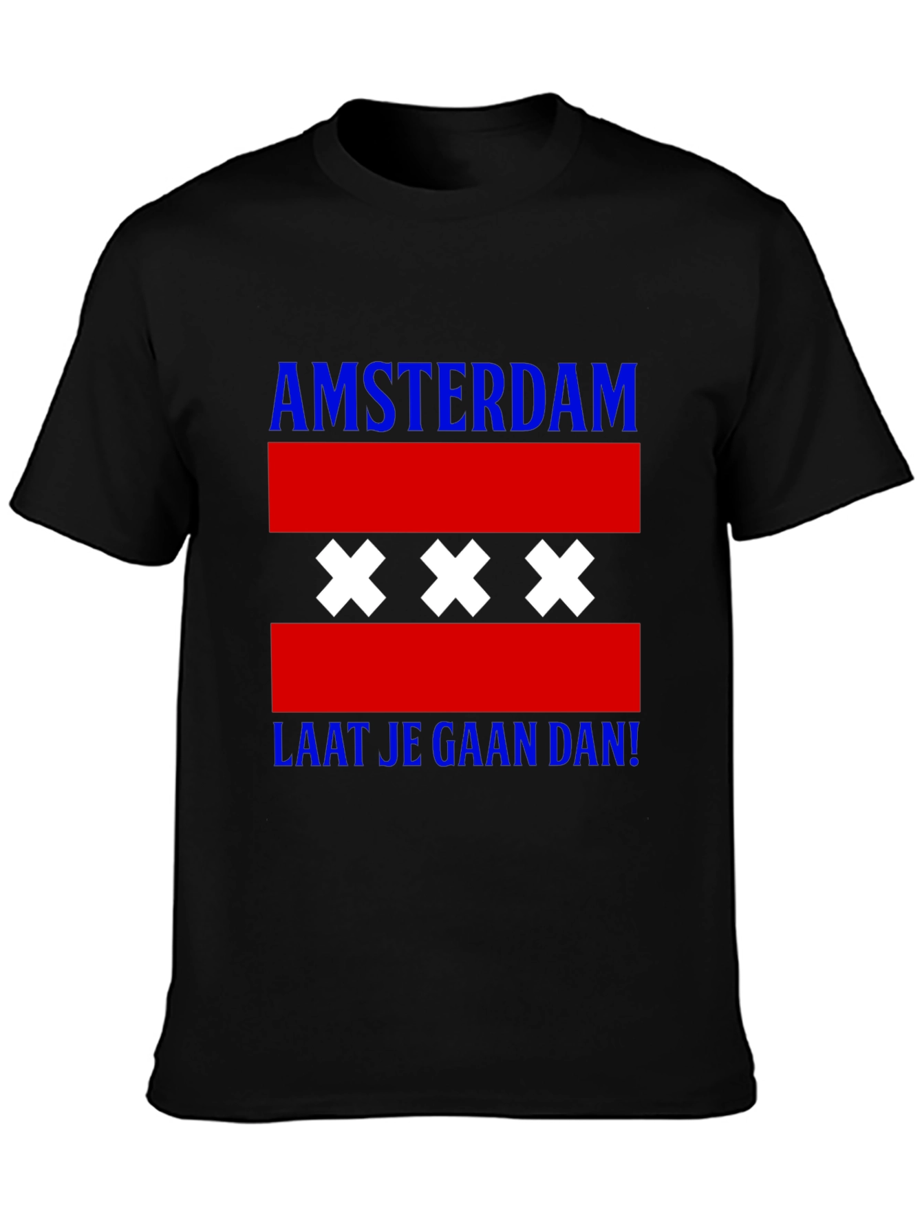 Amsterdam T-Shirt with Flag Design