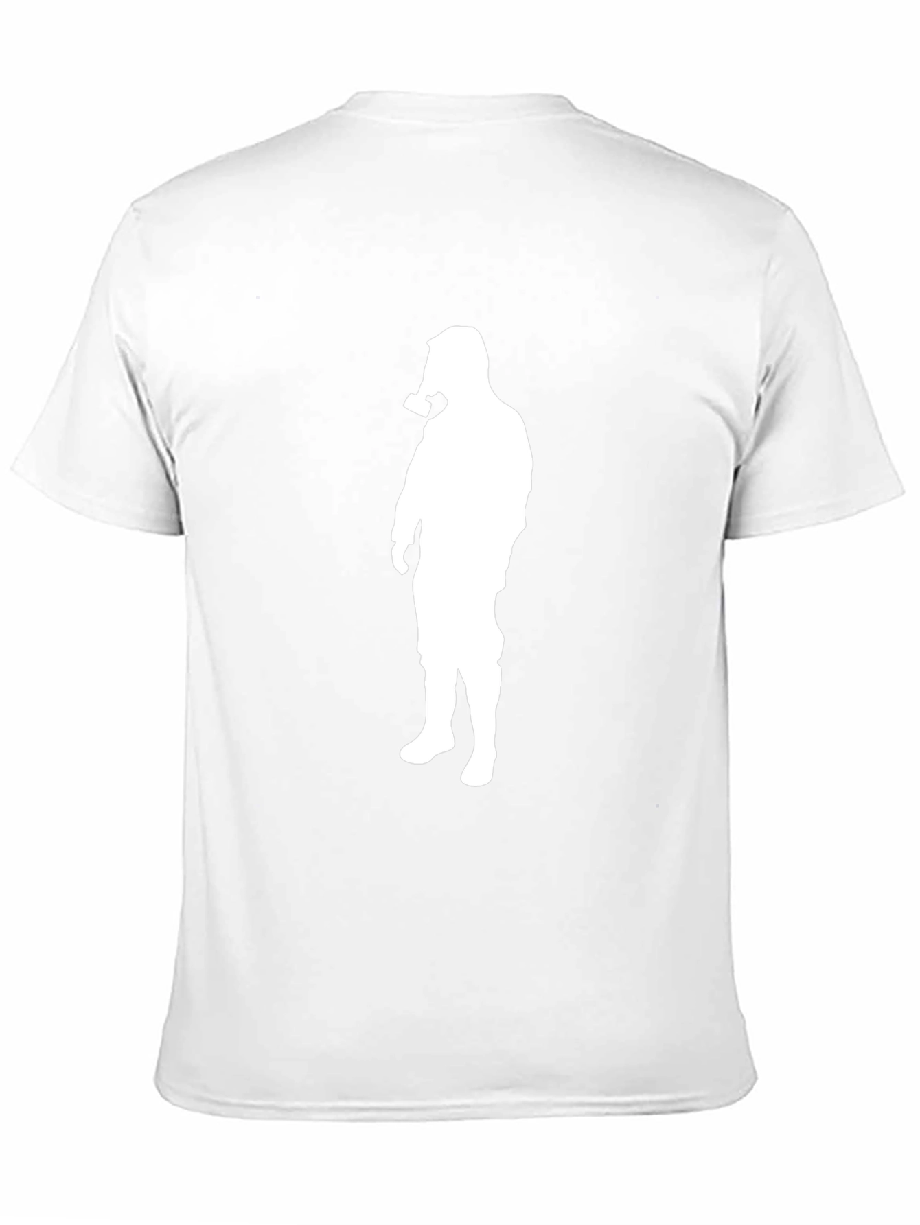 Gas Mask Silhouette Graphic Tee - Black