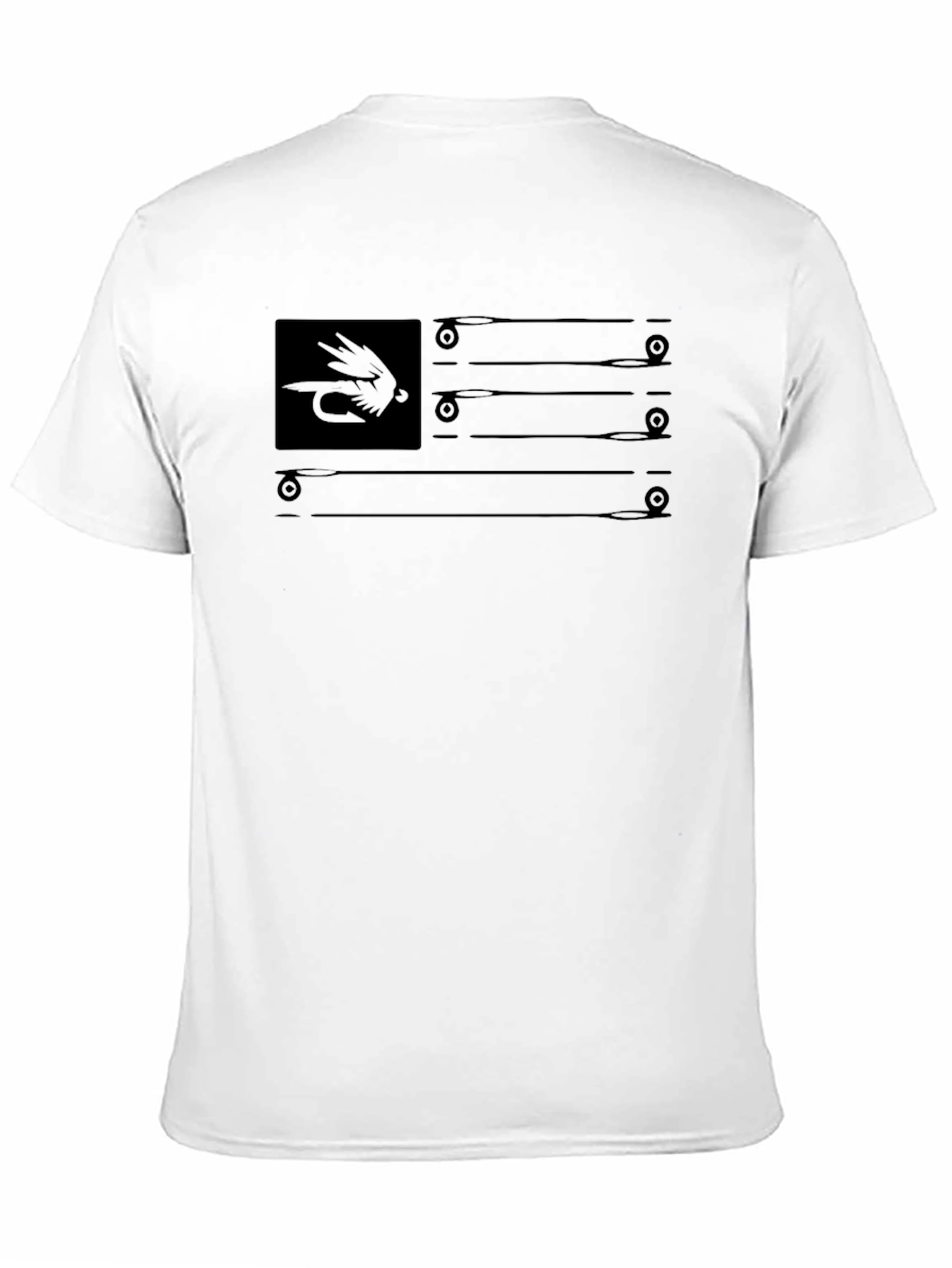 Fly Fishing American Flag T-Shirt