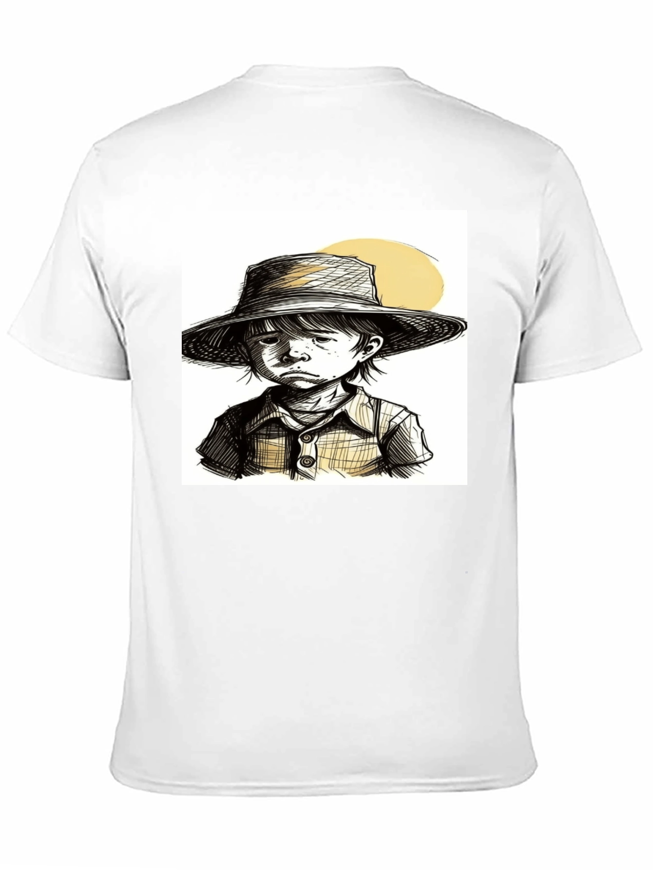 Sketchy Boy T-Shirt: Unique Hand-Drawn Style