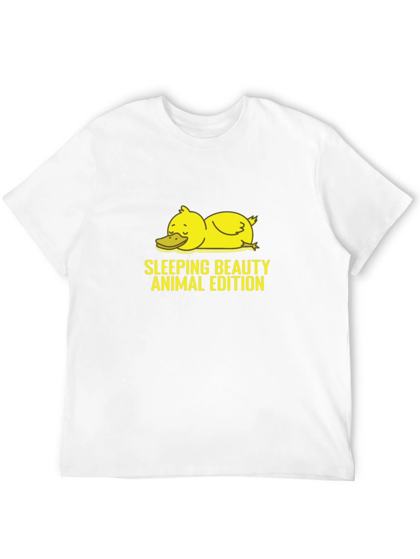 Sleeping Beauty Duck T-Shirt Animal Edition