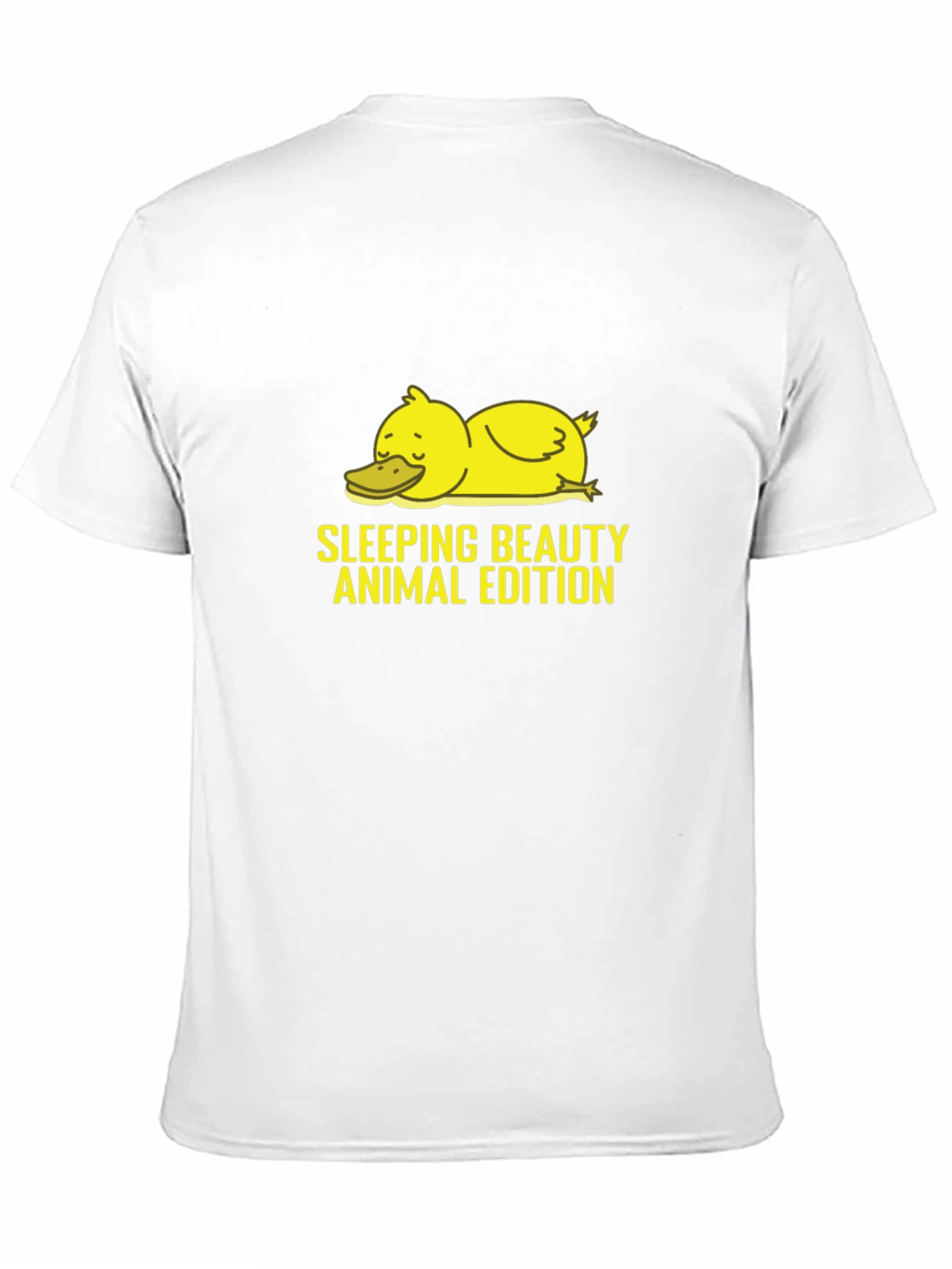 Sleeping Beauty Duck T-Shirt Animal Edition