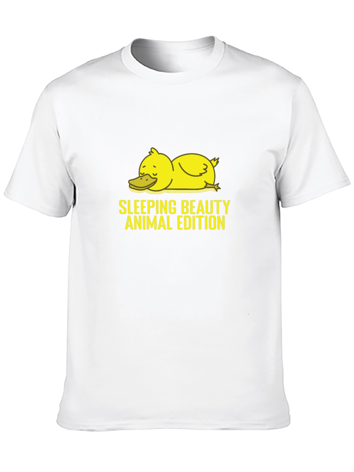 Sleeping Beauty Duck T-Shirt Animal Edition