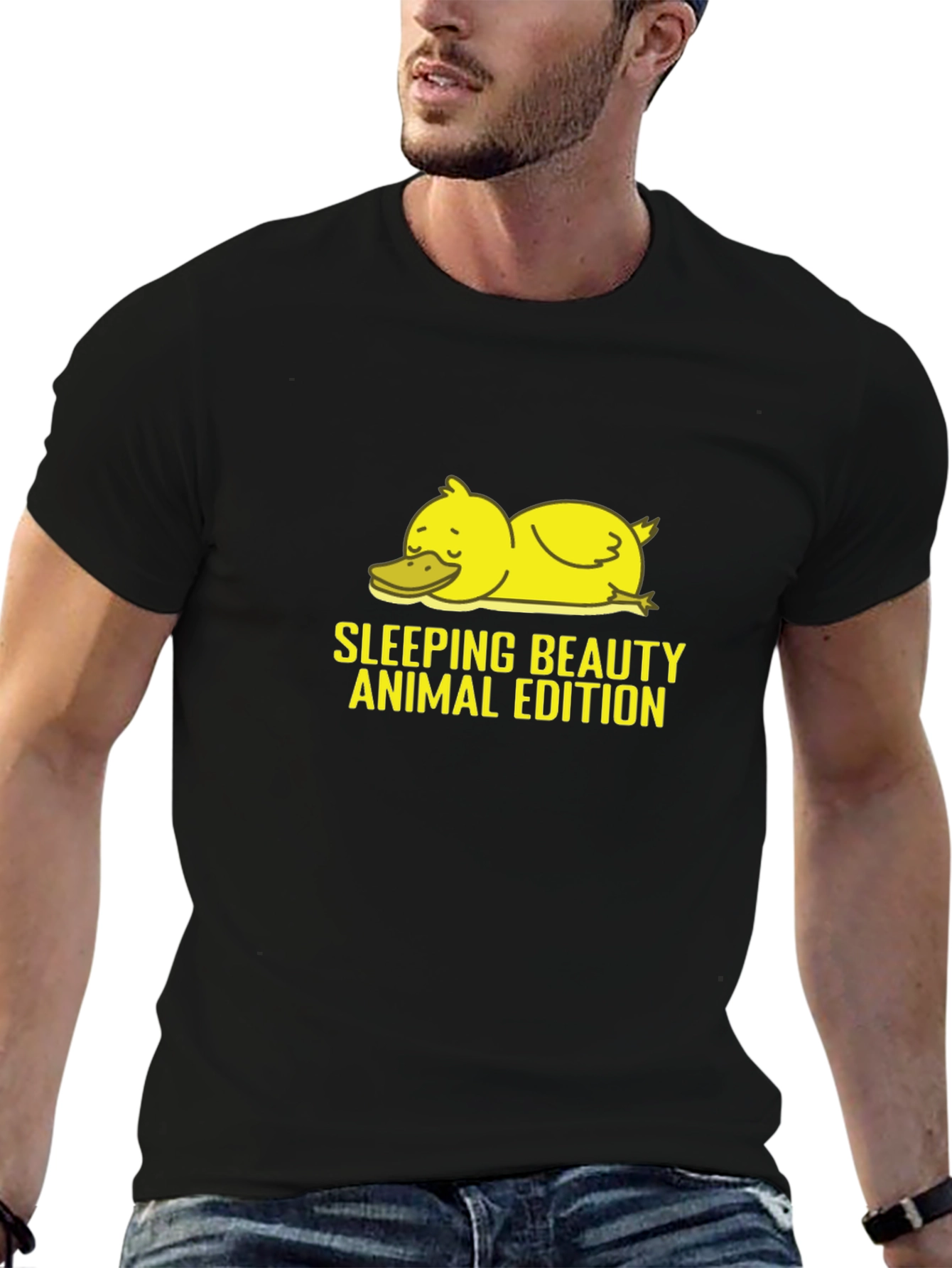 Sleeping Beauty Duck T-Shirt Animal Edition