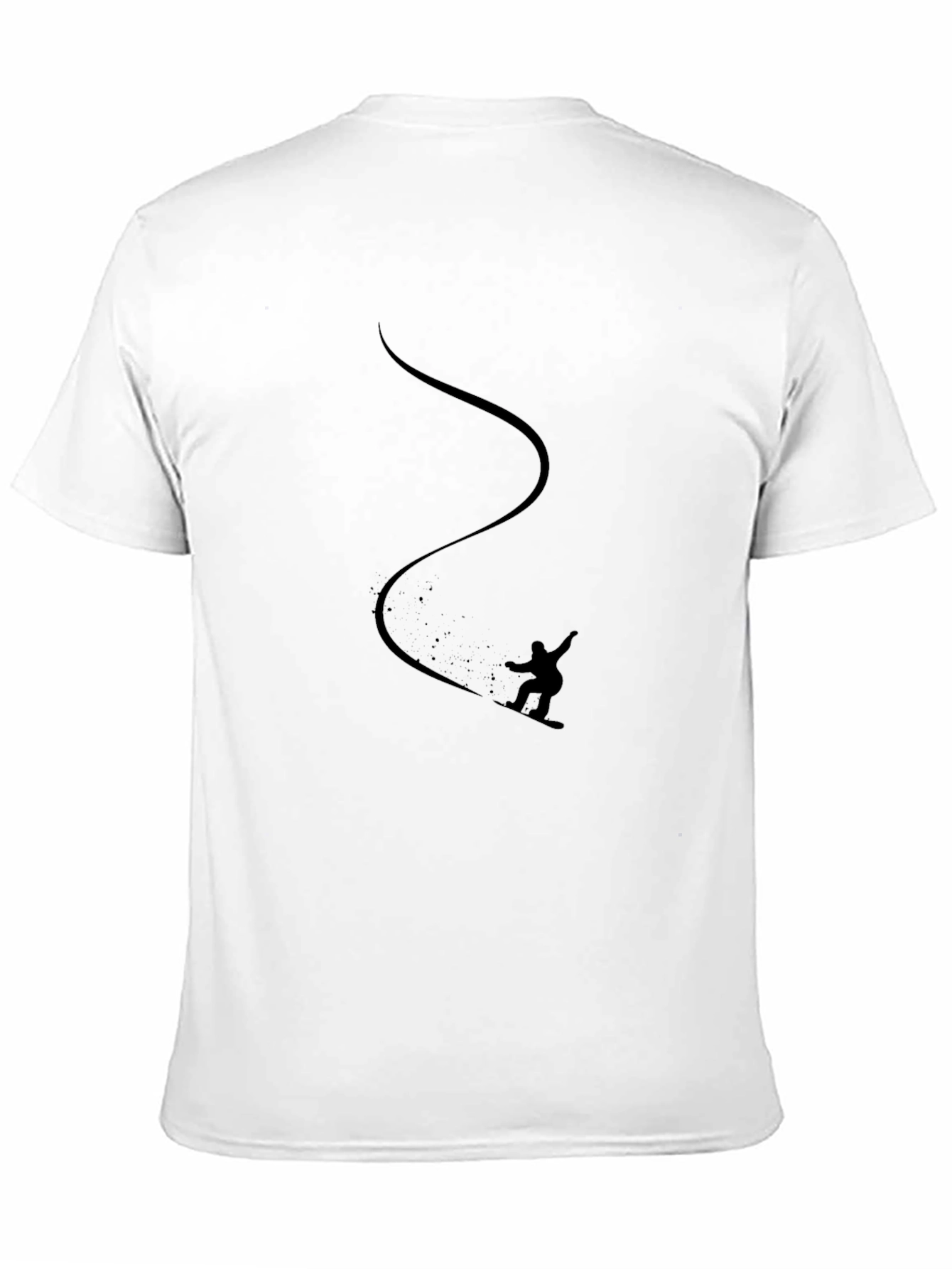 Black Snowboarder Tee - Adventure Ready Style