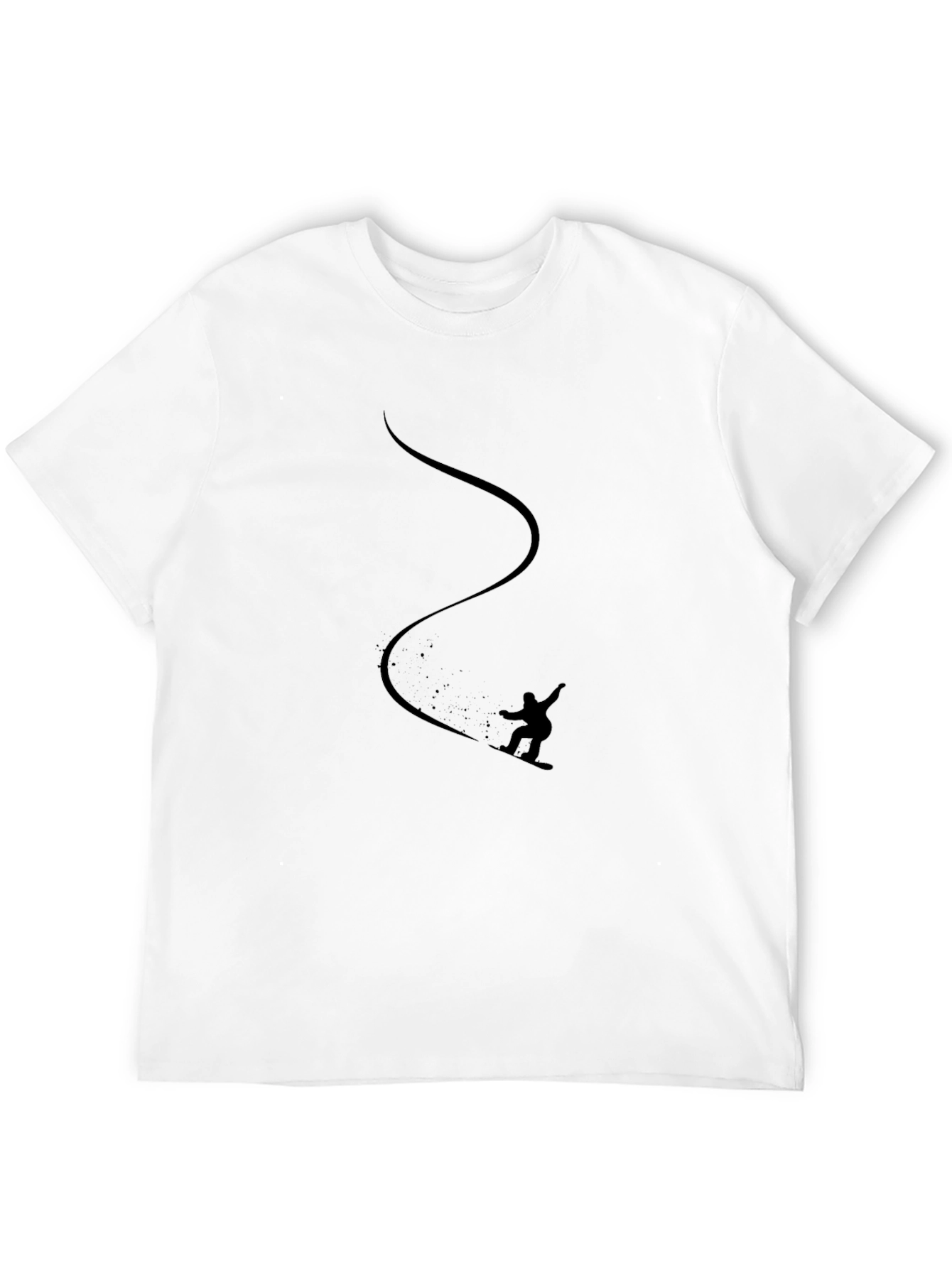 Black Snowboarder Tee - Adventure Ready Style
