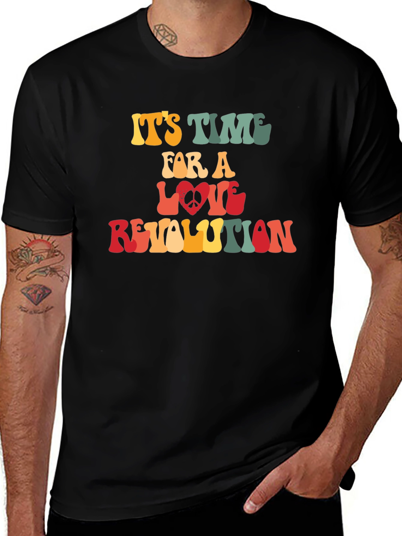 Retro Love Revolution T-Shirt