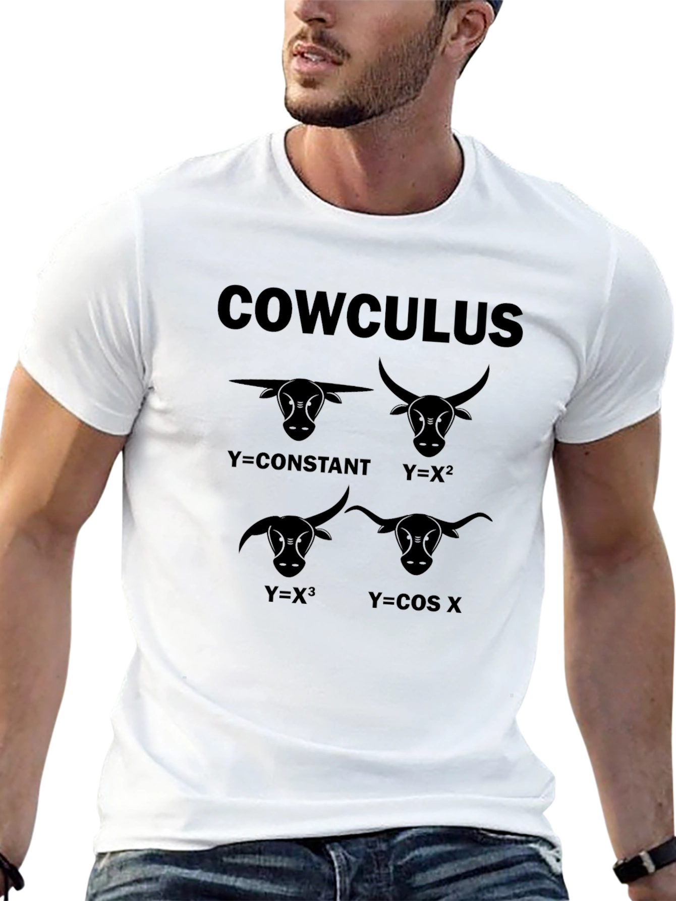 Cowculus T-Shirt - Math Pun Tee