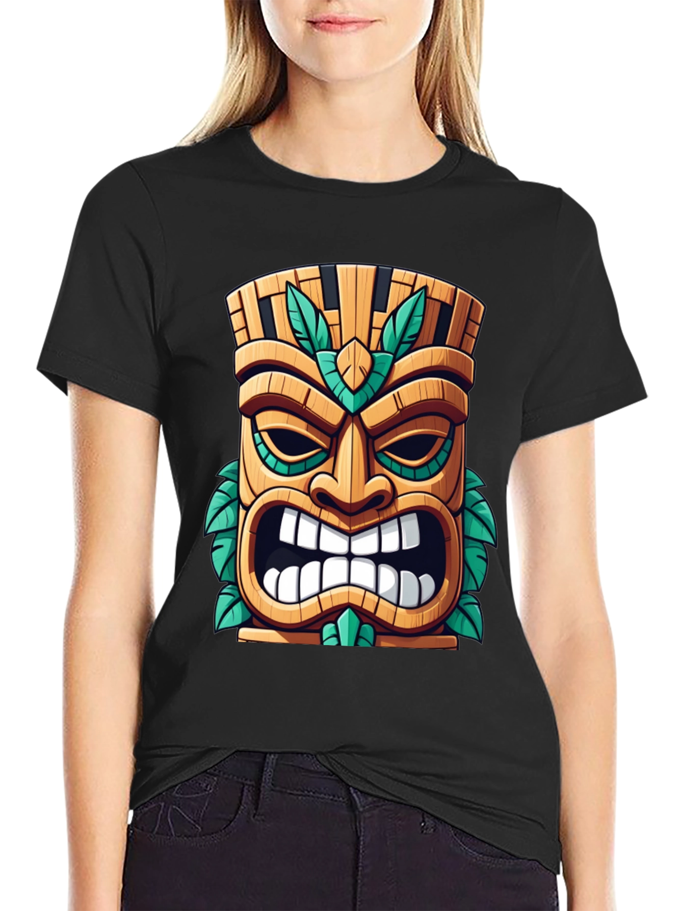 Tiki Mask Graphic Tee