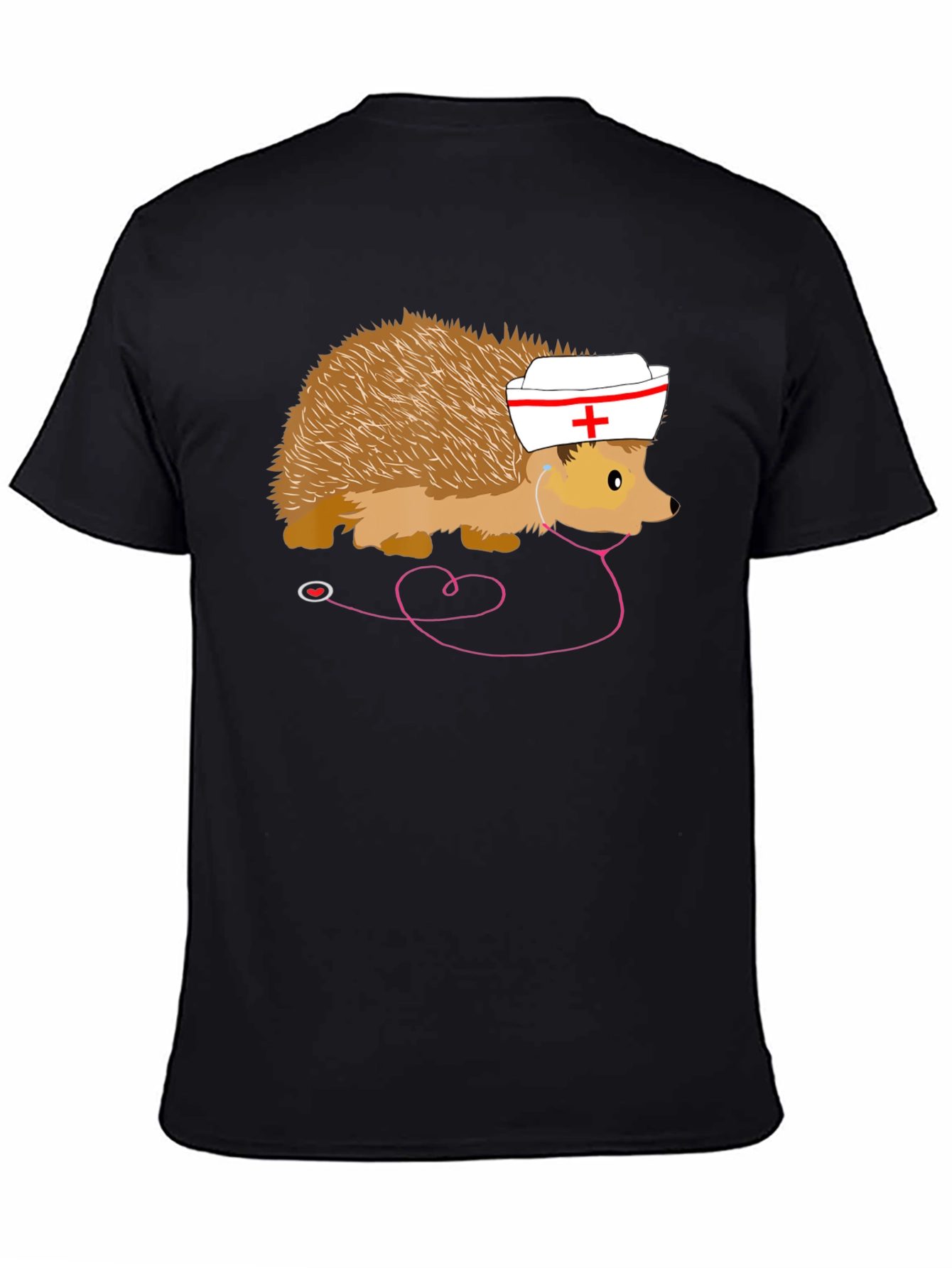 Nurse Hedgehog T-Shirt Funny Medical Staff Tee