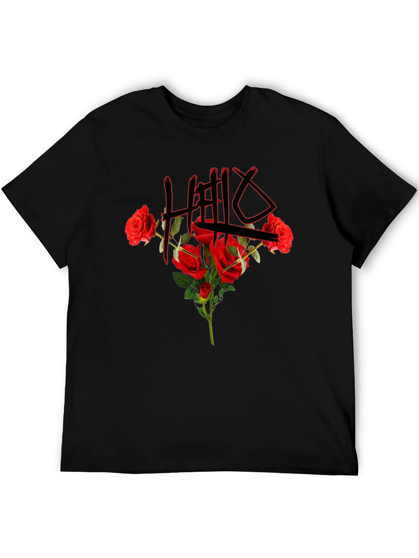 Floral Graphic Tee - HELLX