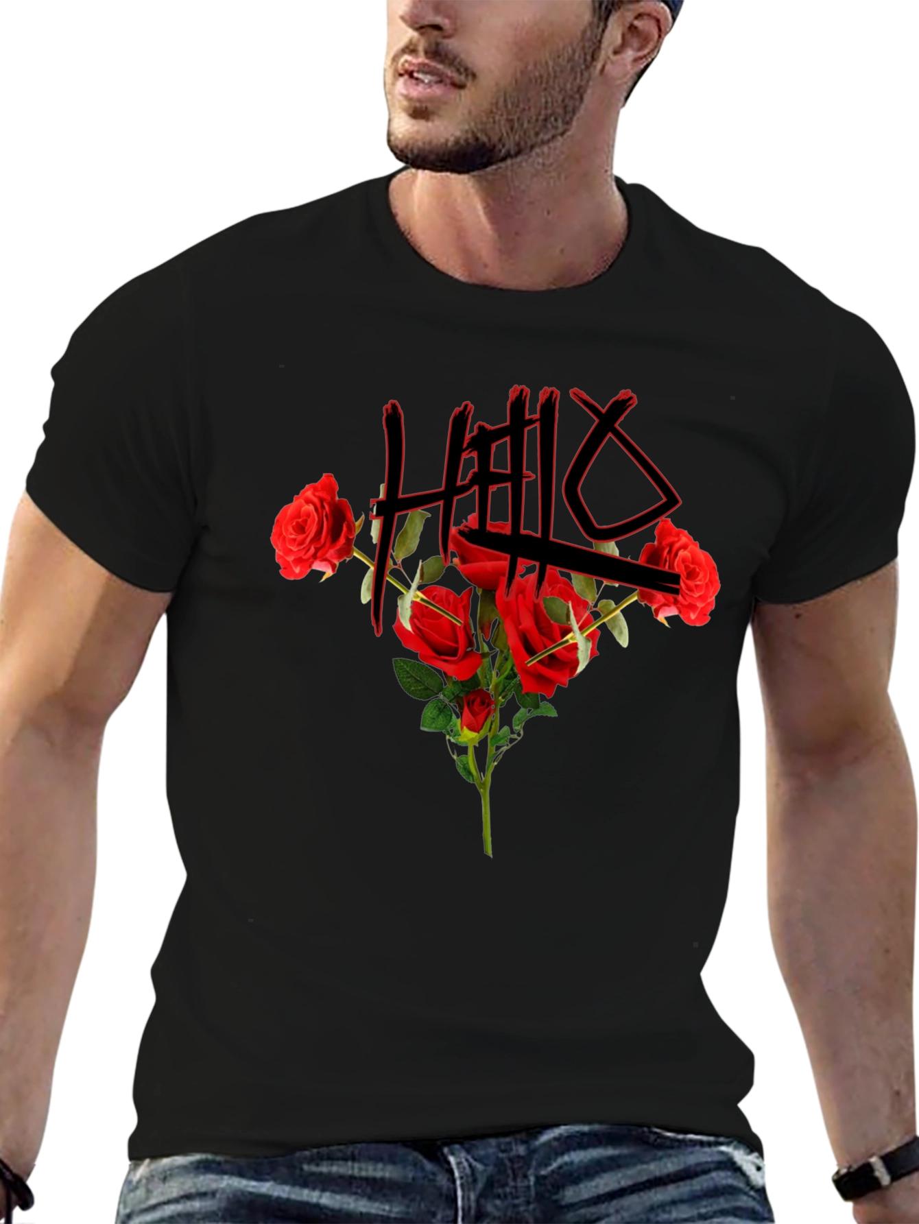 Floral Graphic Tee - HELLX