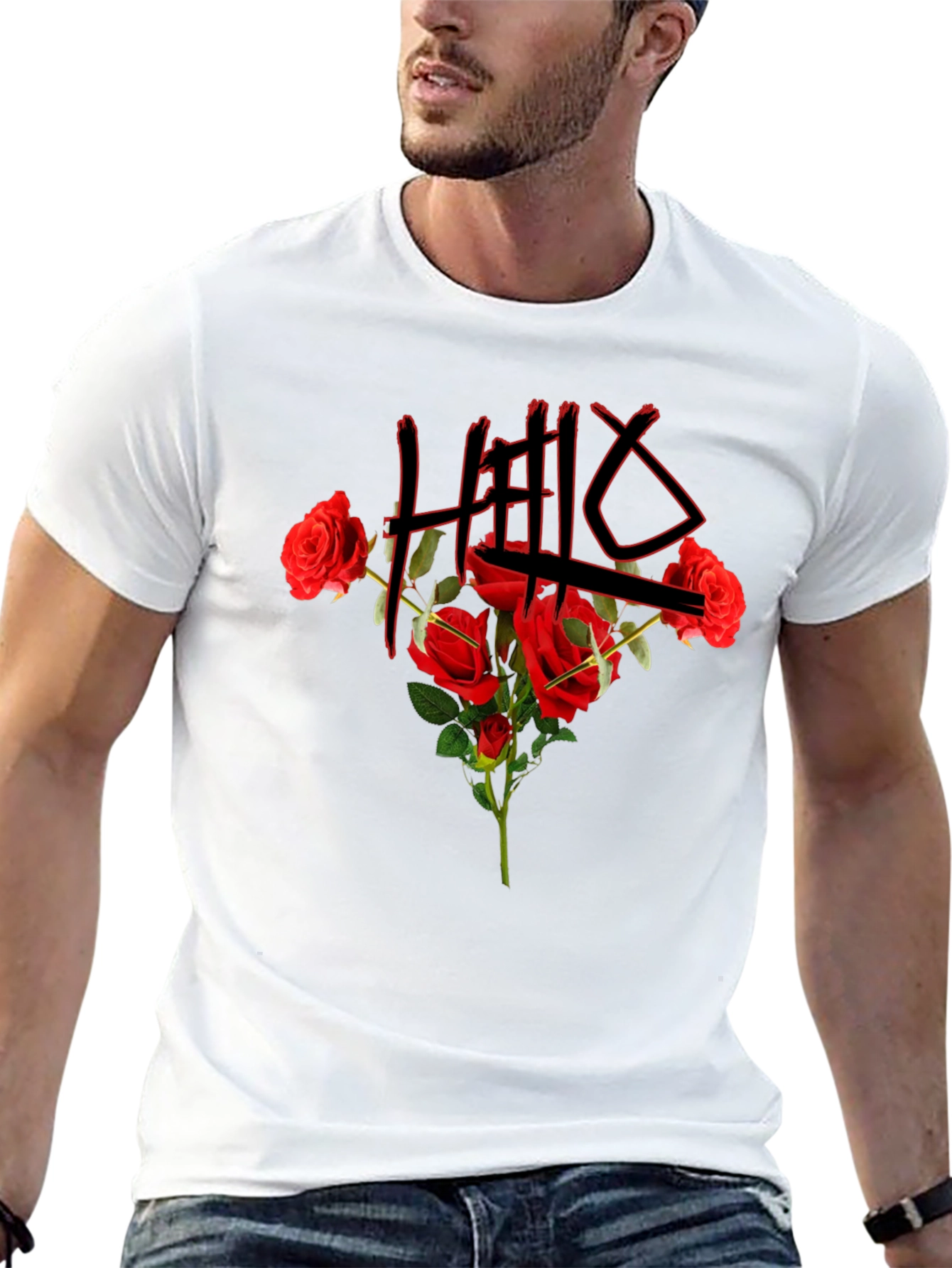 Floral Graphic Tee - HELLX