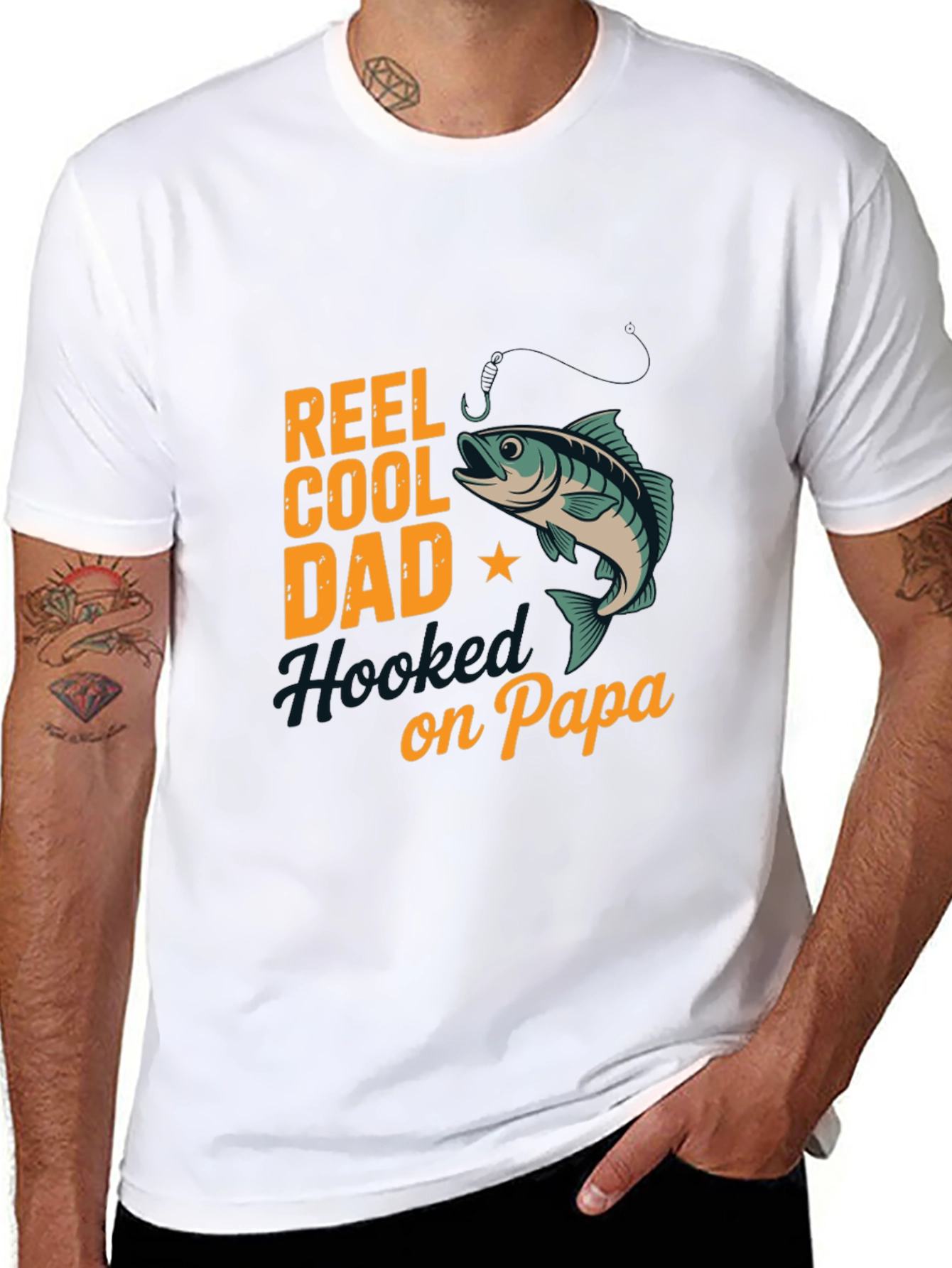 Reel Cool Dad Fishing T-Shirt - Fathers Day Gift