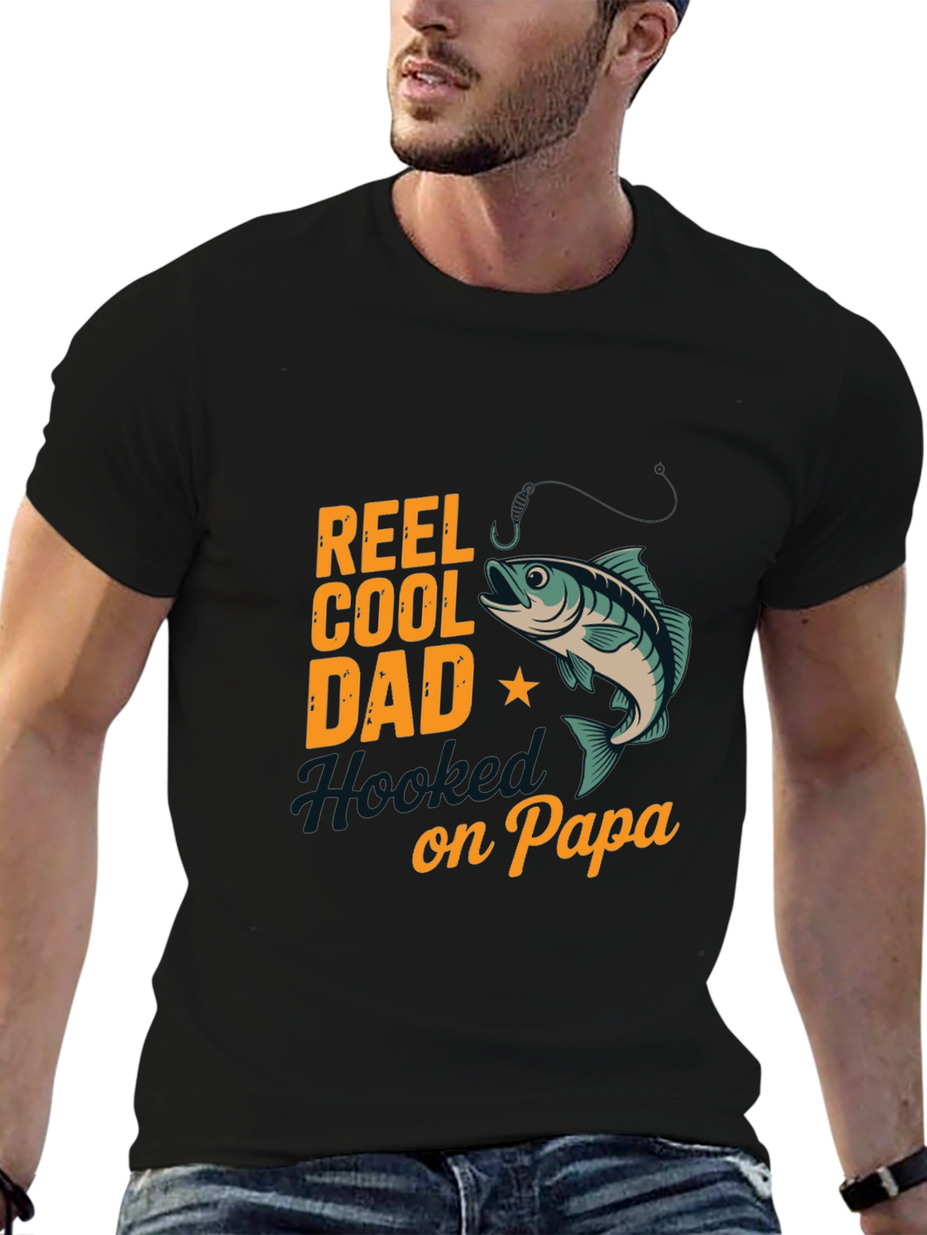 Reel Cool Dad Fishing T-Shirt - Fathers Day Gift