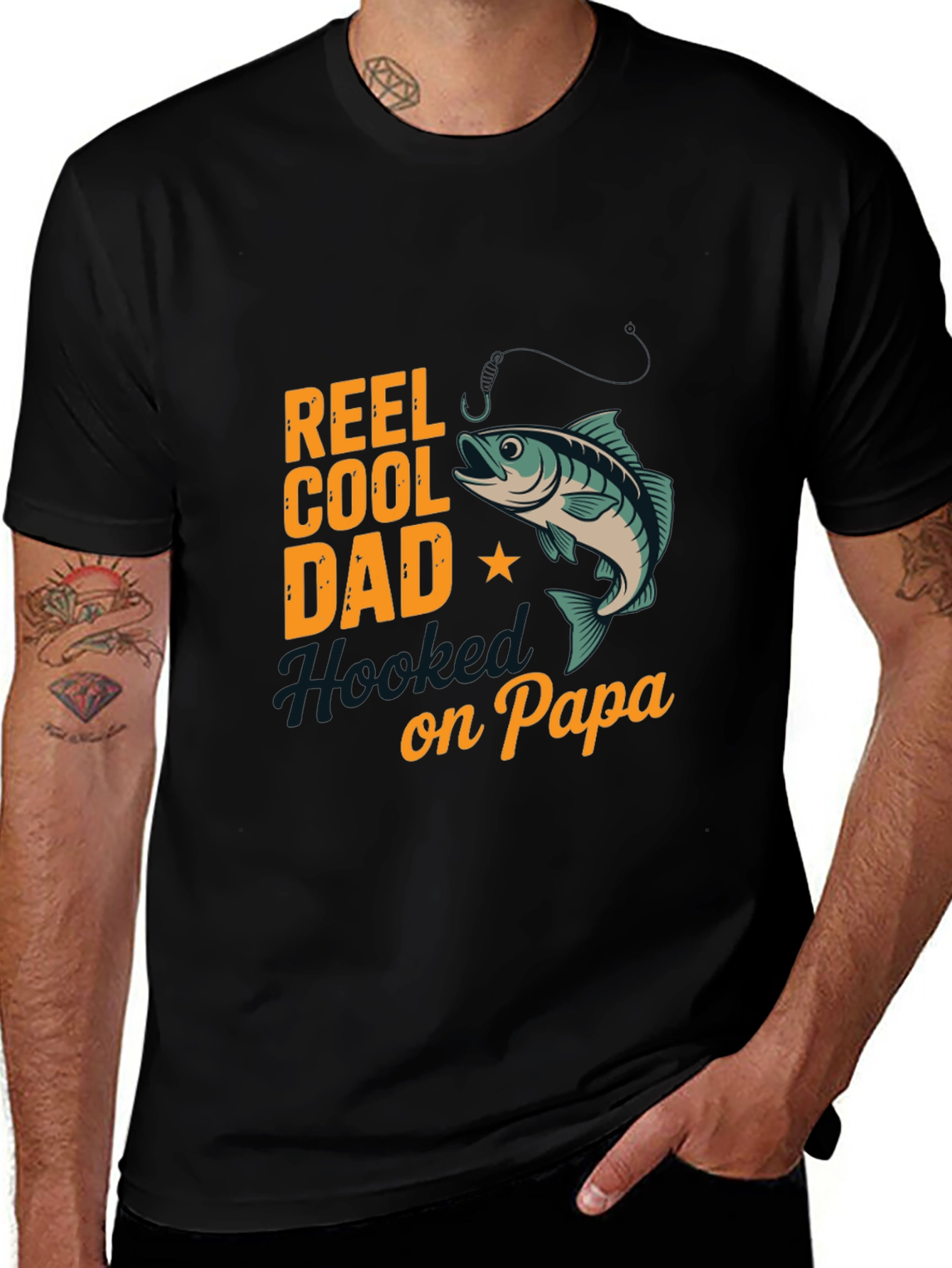 Reel Cool Dad Fishing T-Shirt - Fathers Day Gift
