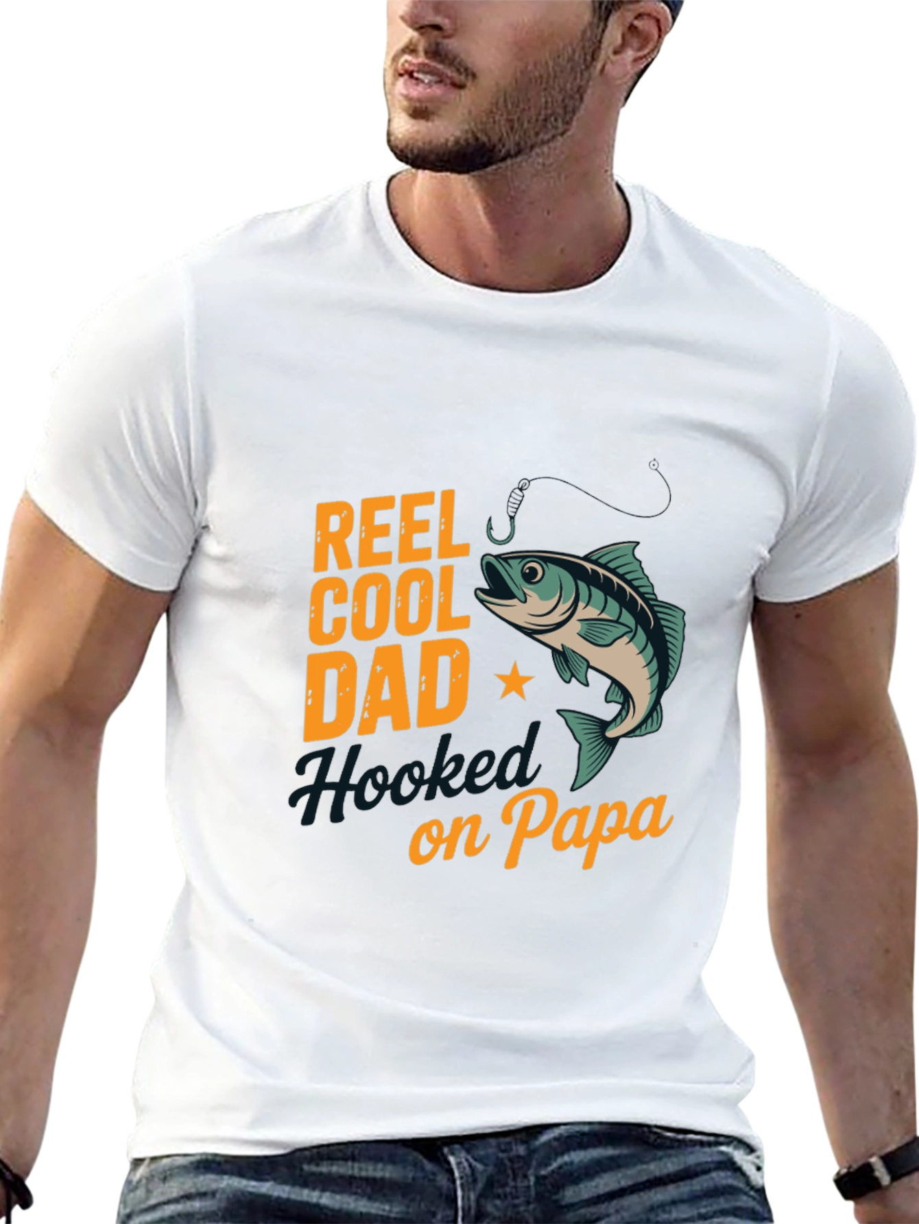 Reel Cool Dad Fishing T-Shirt - Fathers Day Gift