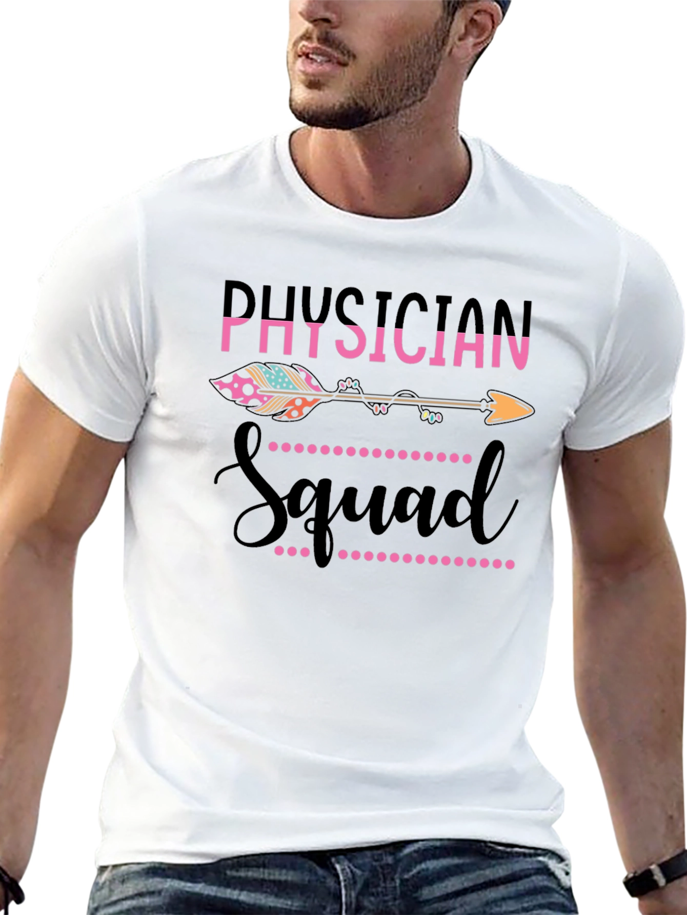 Physician Squad Arrow Graphic T-Shirt