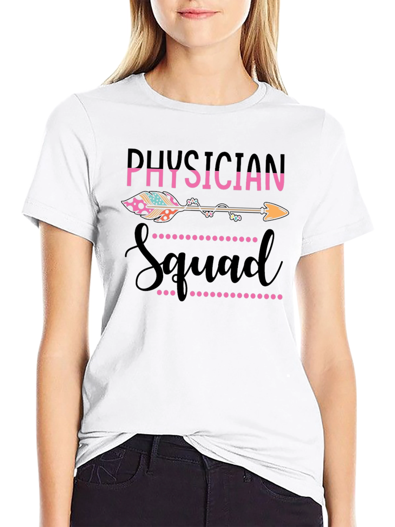 Physician Squad Arrow Graphic T-Shirt