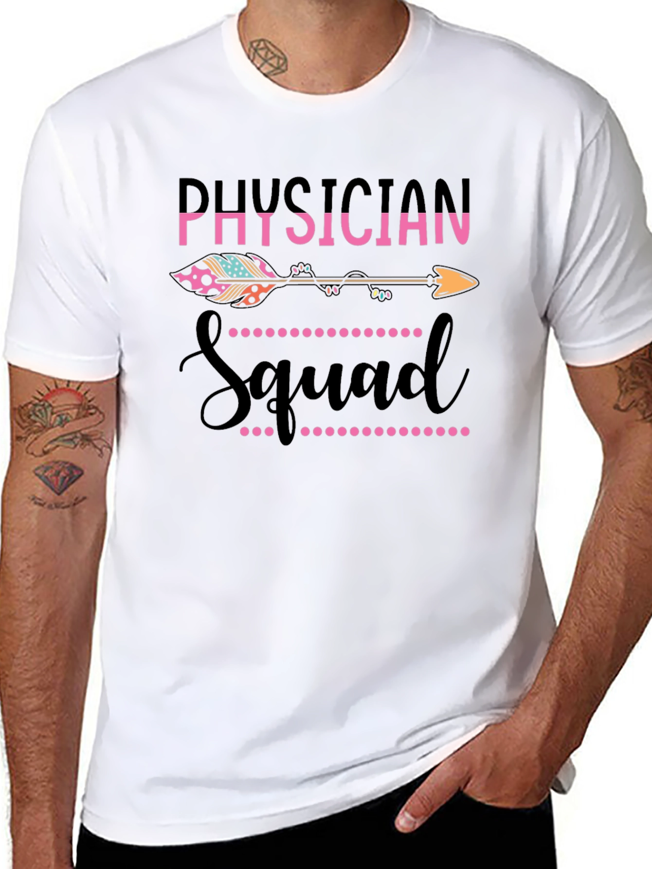 Physician Squad Arrow Graphic T-Shirt