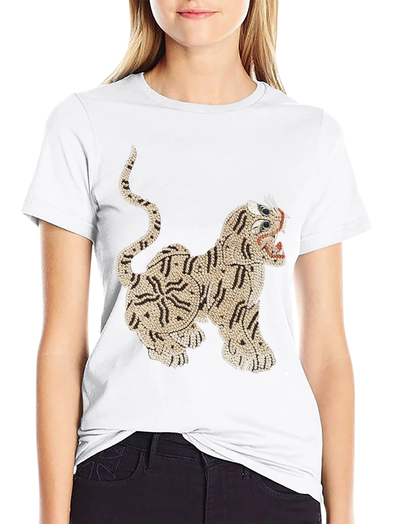 Tiger Graphic Print T-Shirt