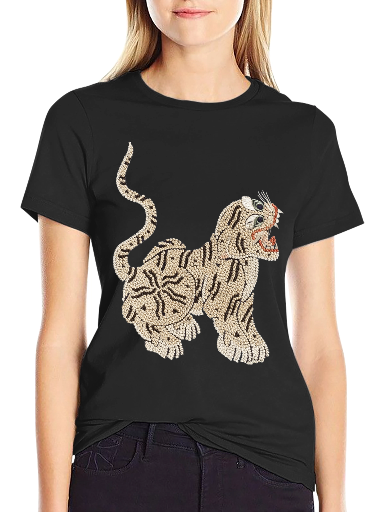 Tiger Graphic Print T-Shirt