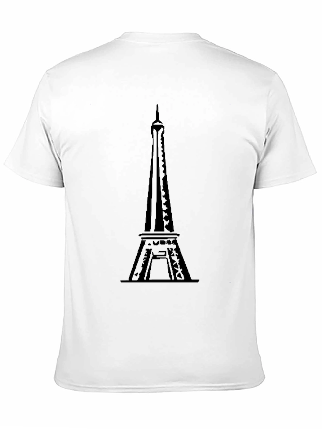 Eiffel Tower Graphic Tee - Black