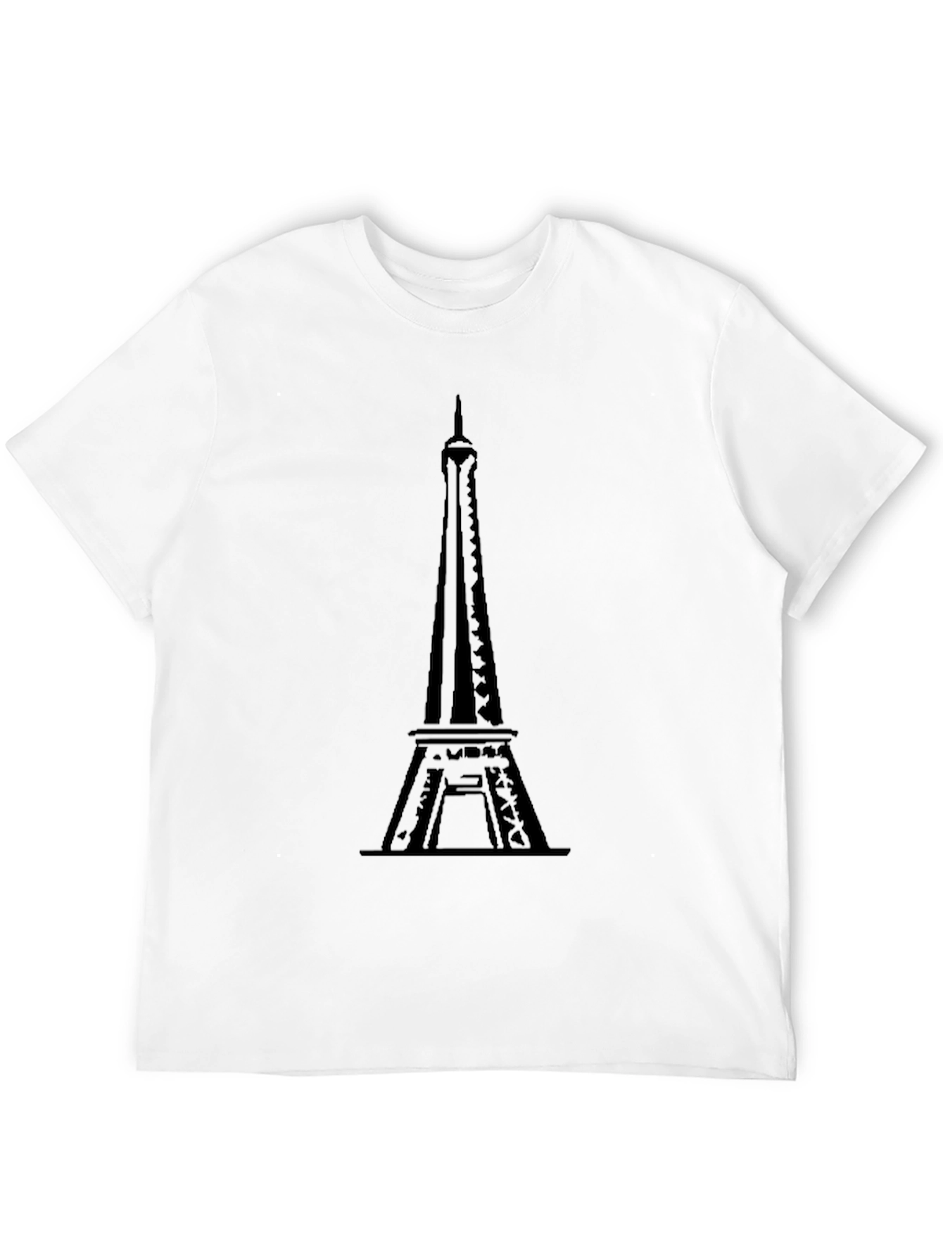 Eiffel Tower Graphic Tee - Black