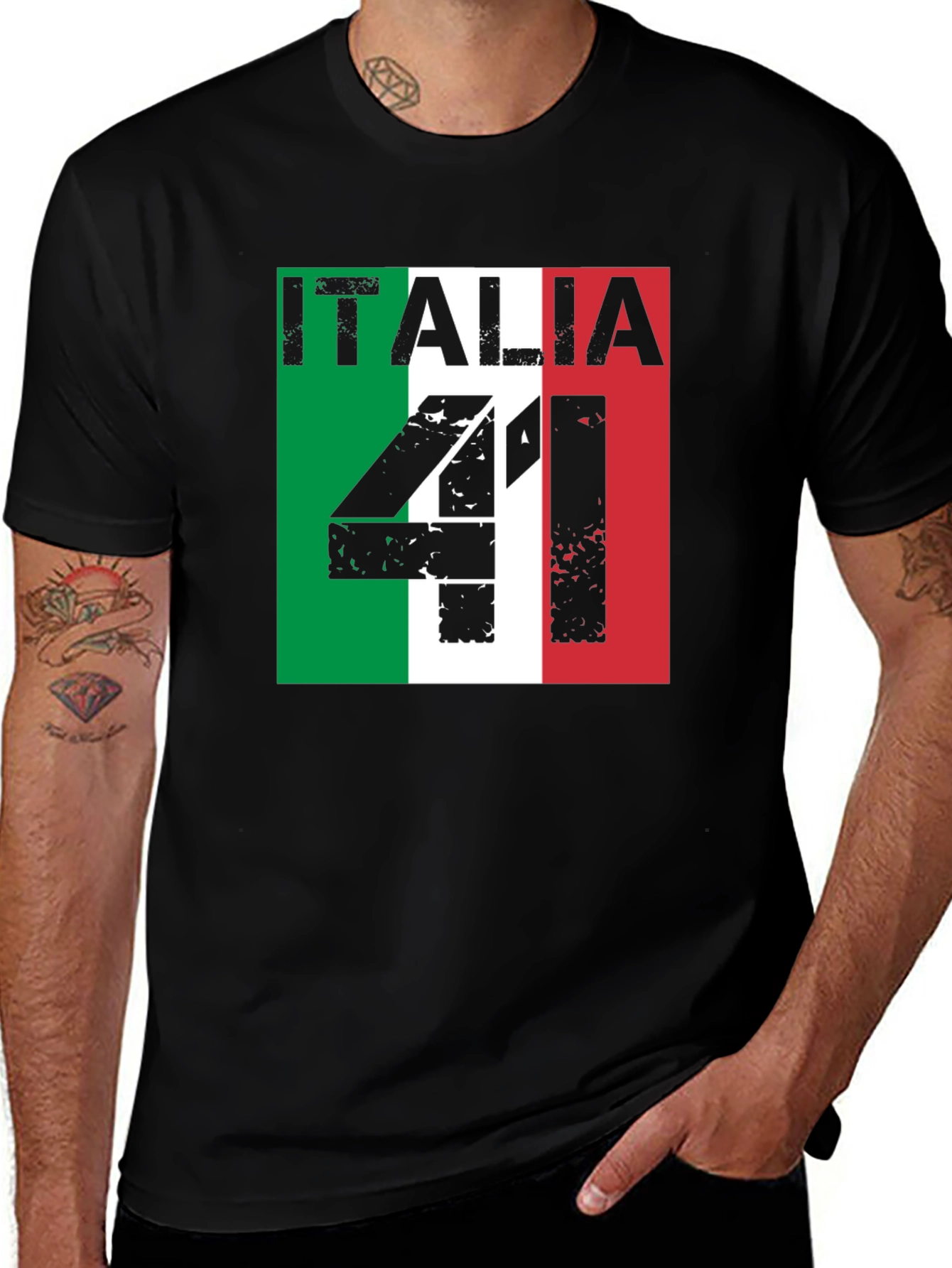 Italia Number T-Shirt - Italian Pride Tee