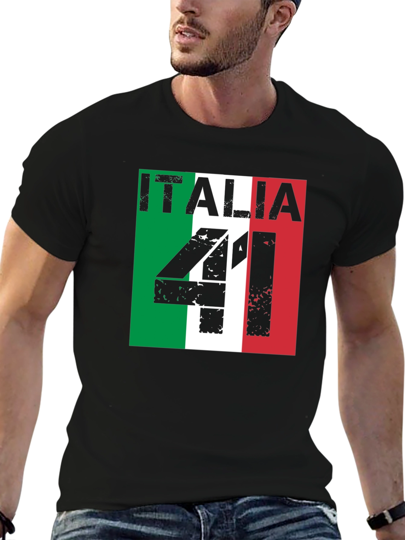 Italia Number T-Shirt - Italian Pride Tee