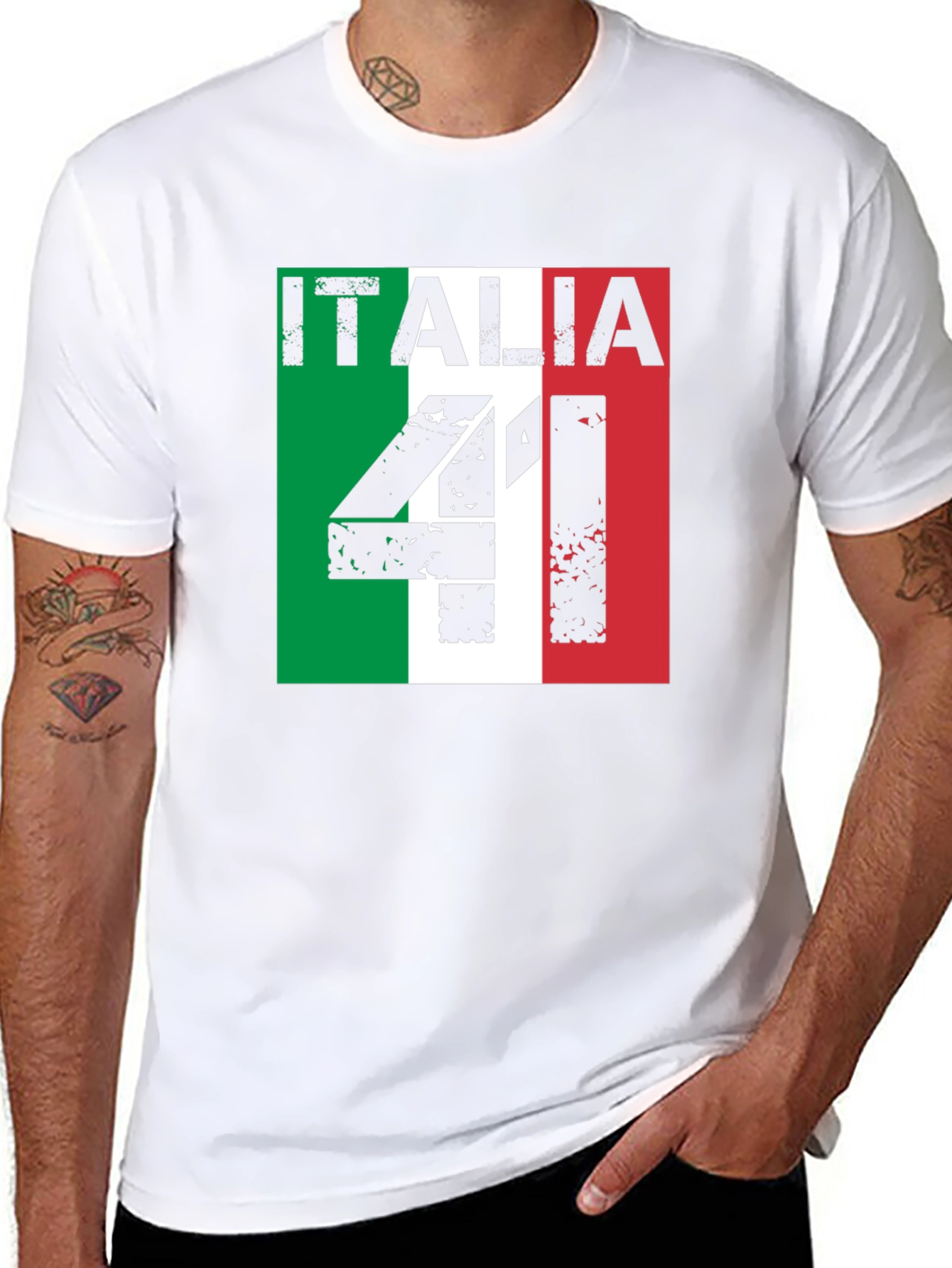 Italia Number T-Shirt - Italian Pride Tee