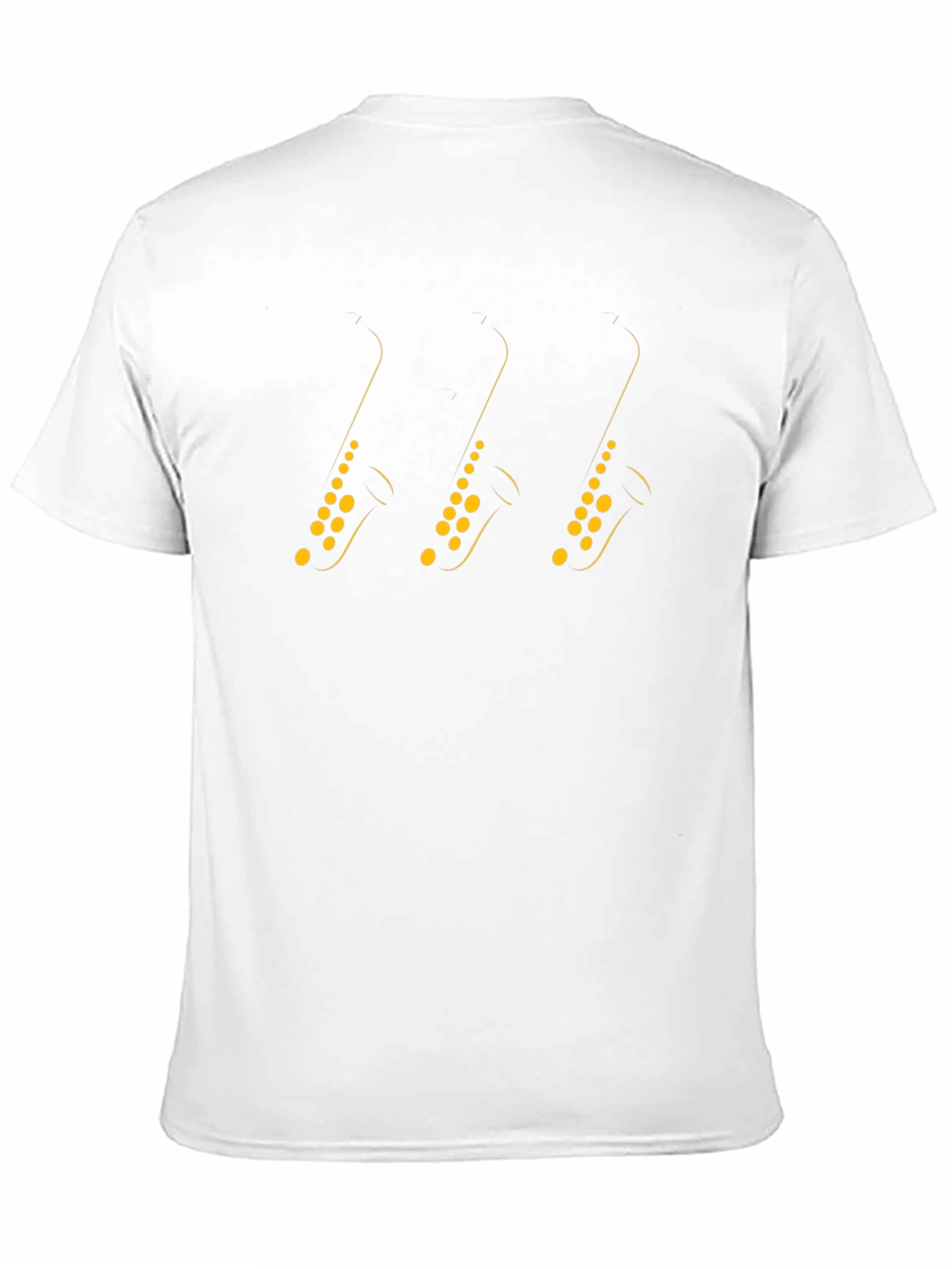 Saxophone Graphic Black T-Shirt