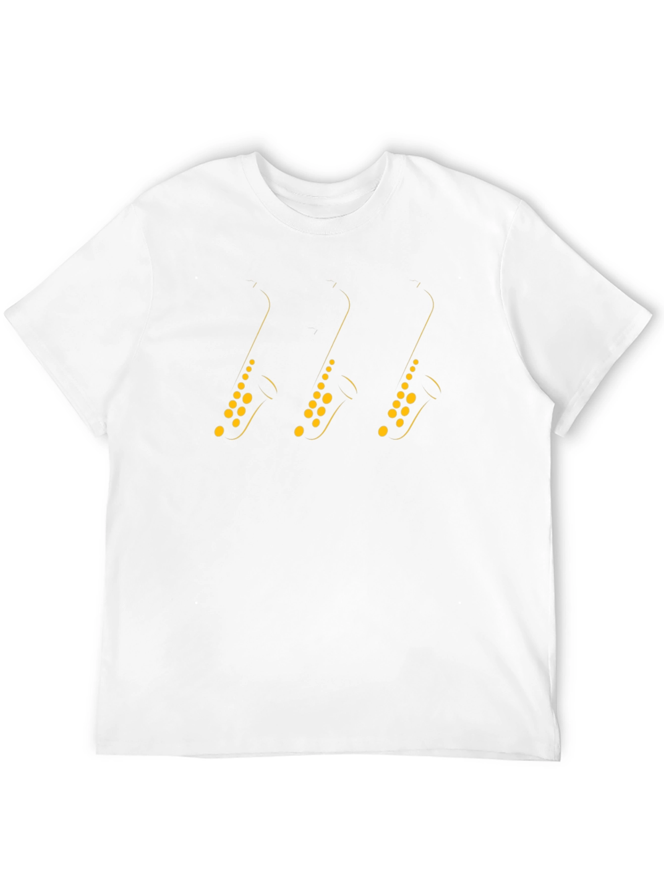Saxophone Graphic Black T-Shirt
