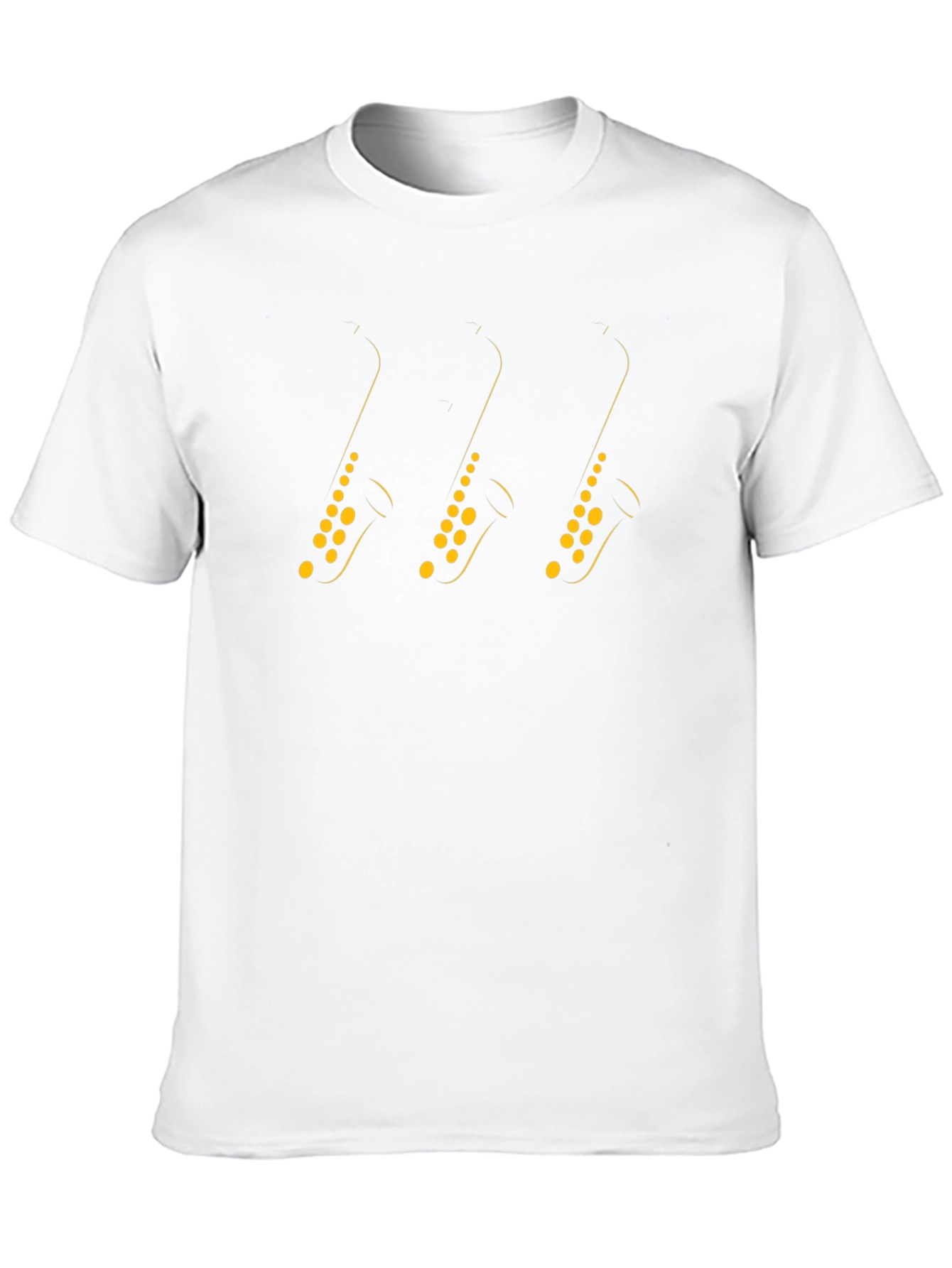 Saxophone Graphic Black T-Shirt