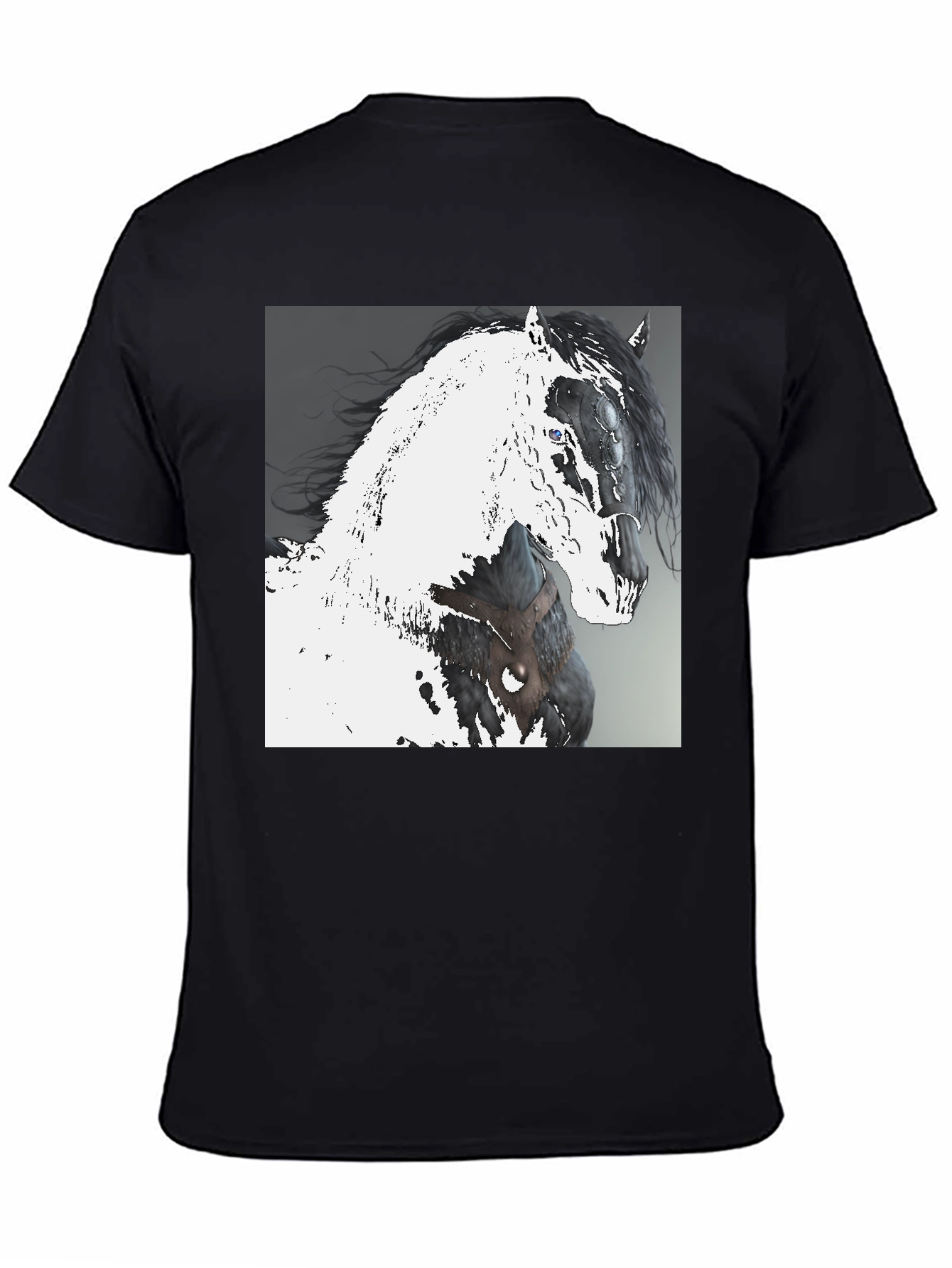 Horse Graphic Black T-Shirt