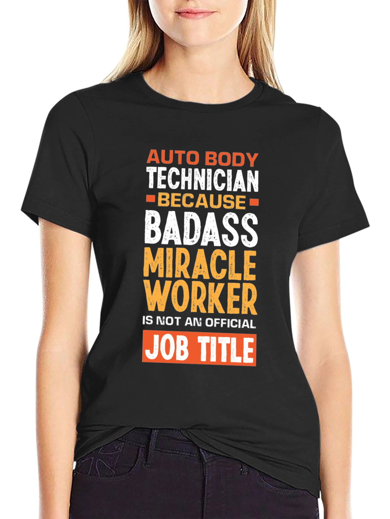 Auto Body Technician Badass Graphic T-Shirt