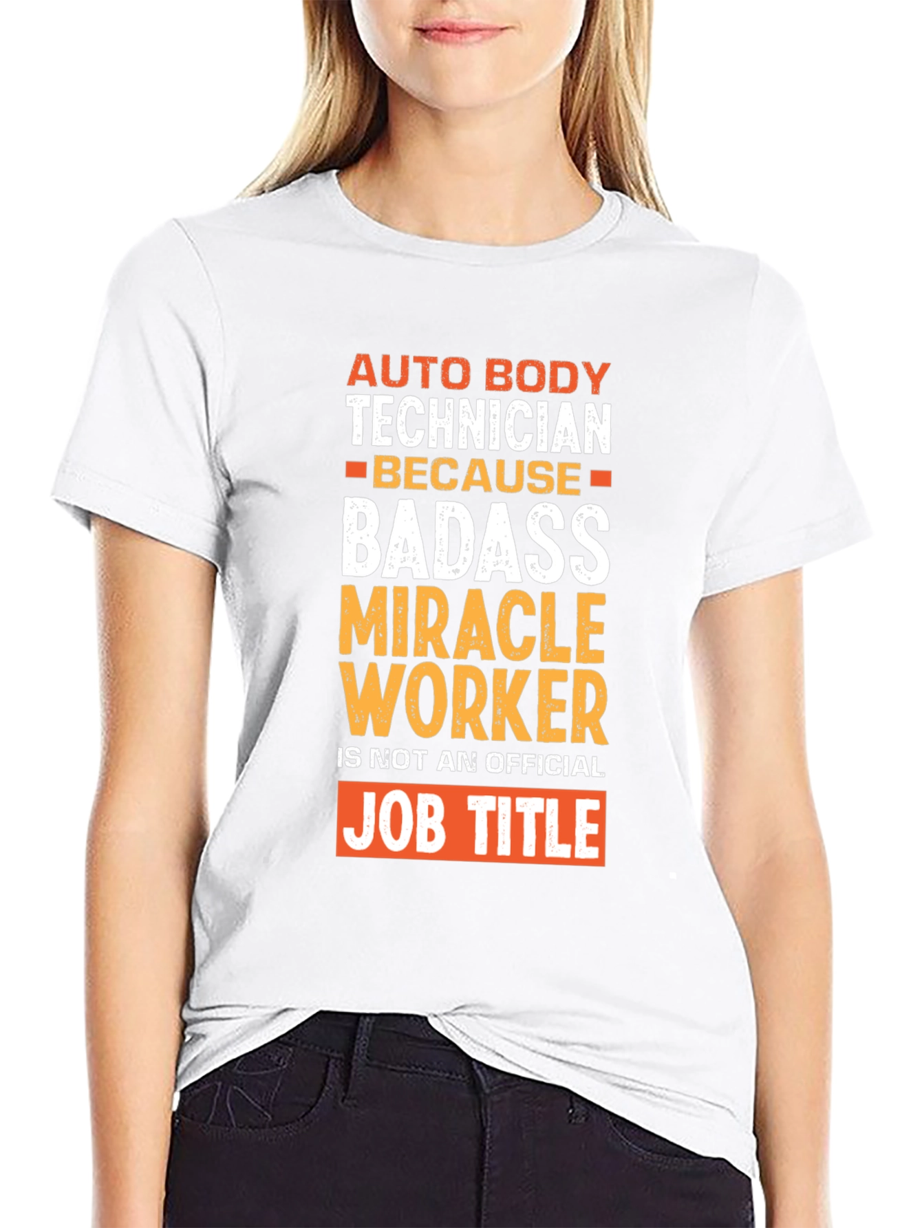 Auto Body Technician Badass Graphic T-Shirt