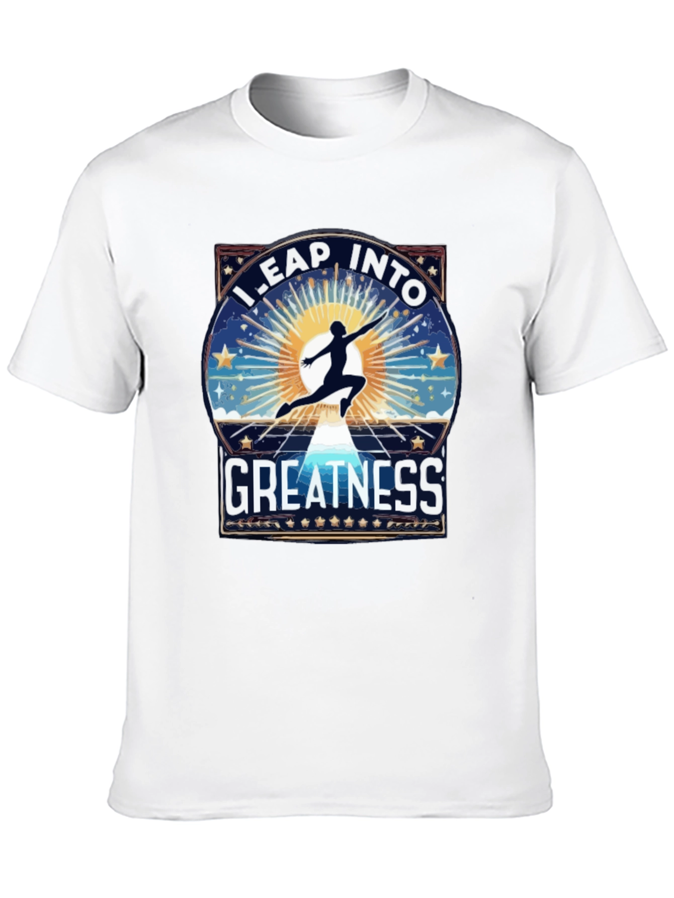 Leap Into Greatness Graphic T-Shirt