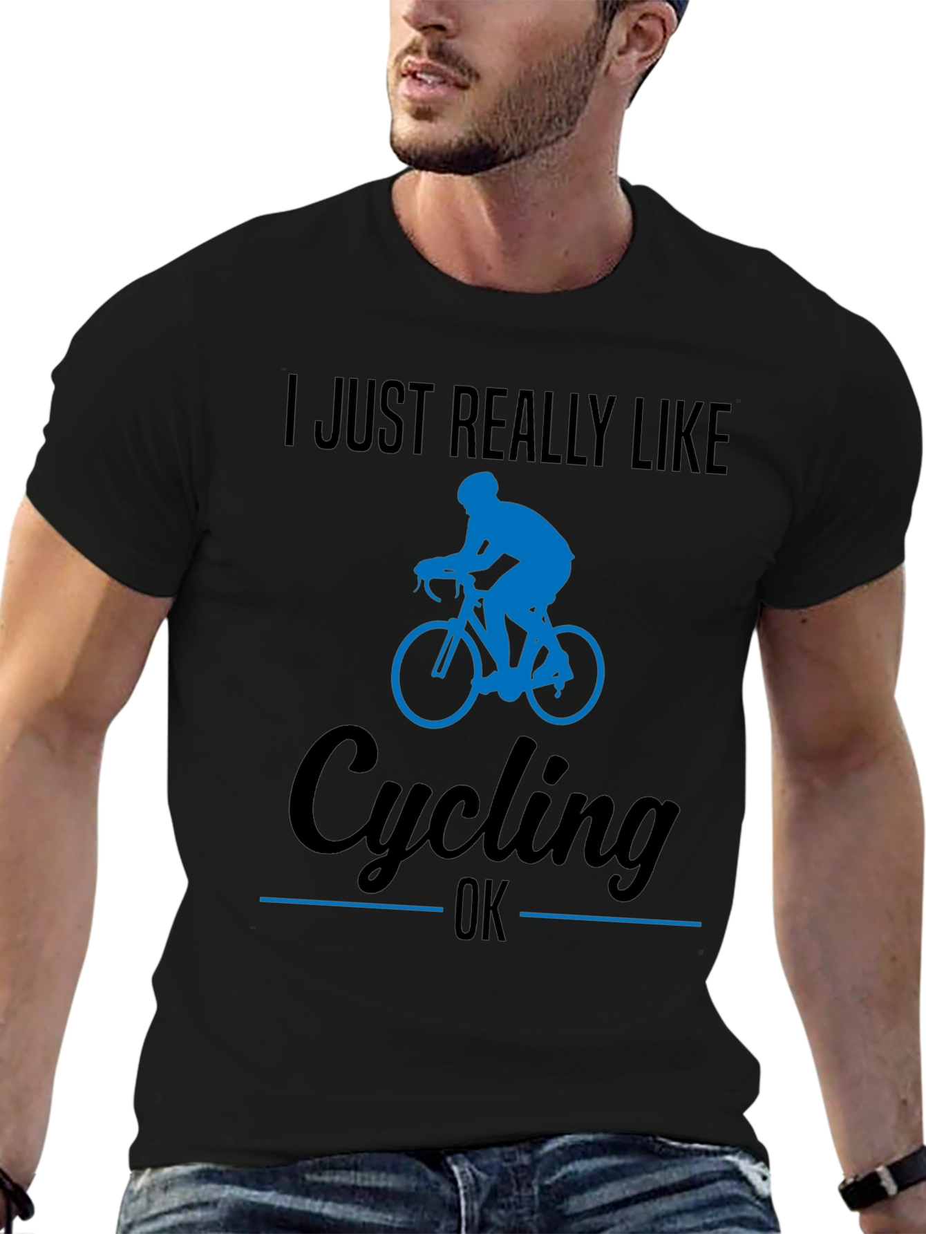 I Just Really Like Cycling OK T-Shirt