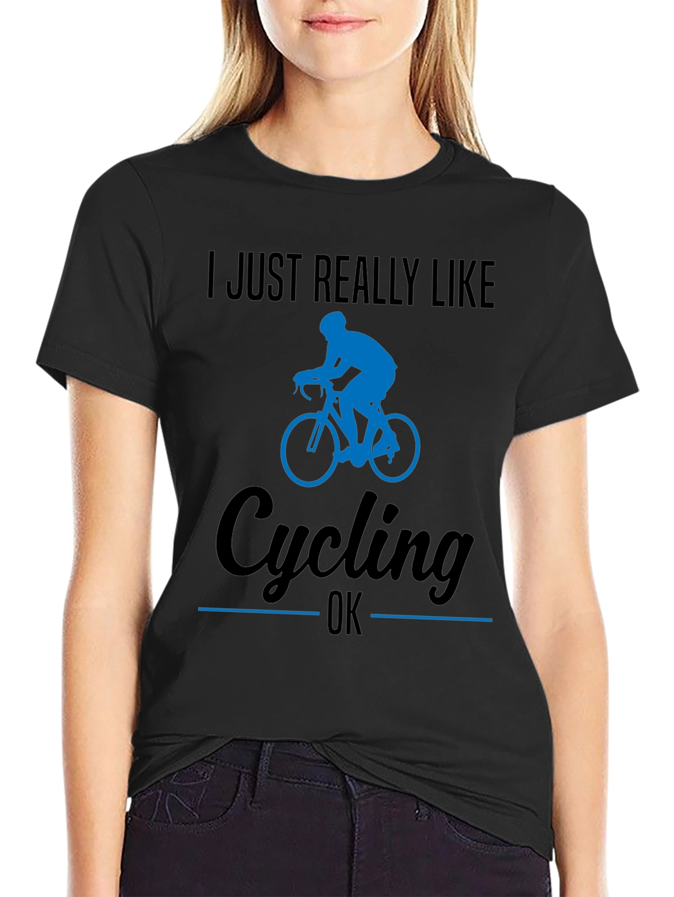 I Just Really Like Cycling OK T-Shirt
