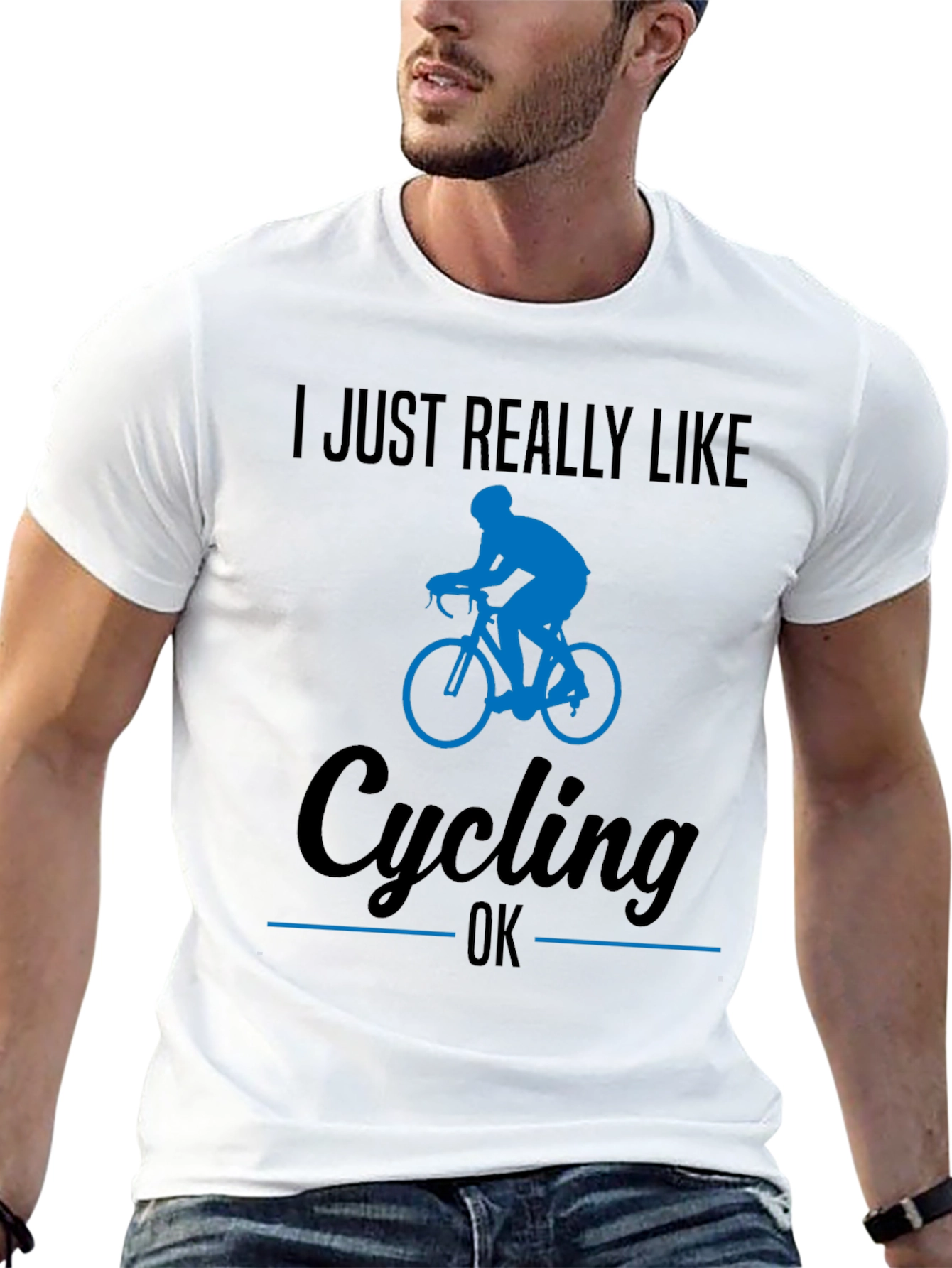 I Just Really Like Cycling OK T-Shirt
